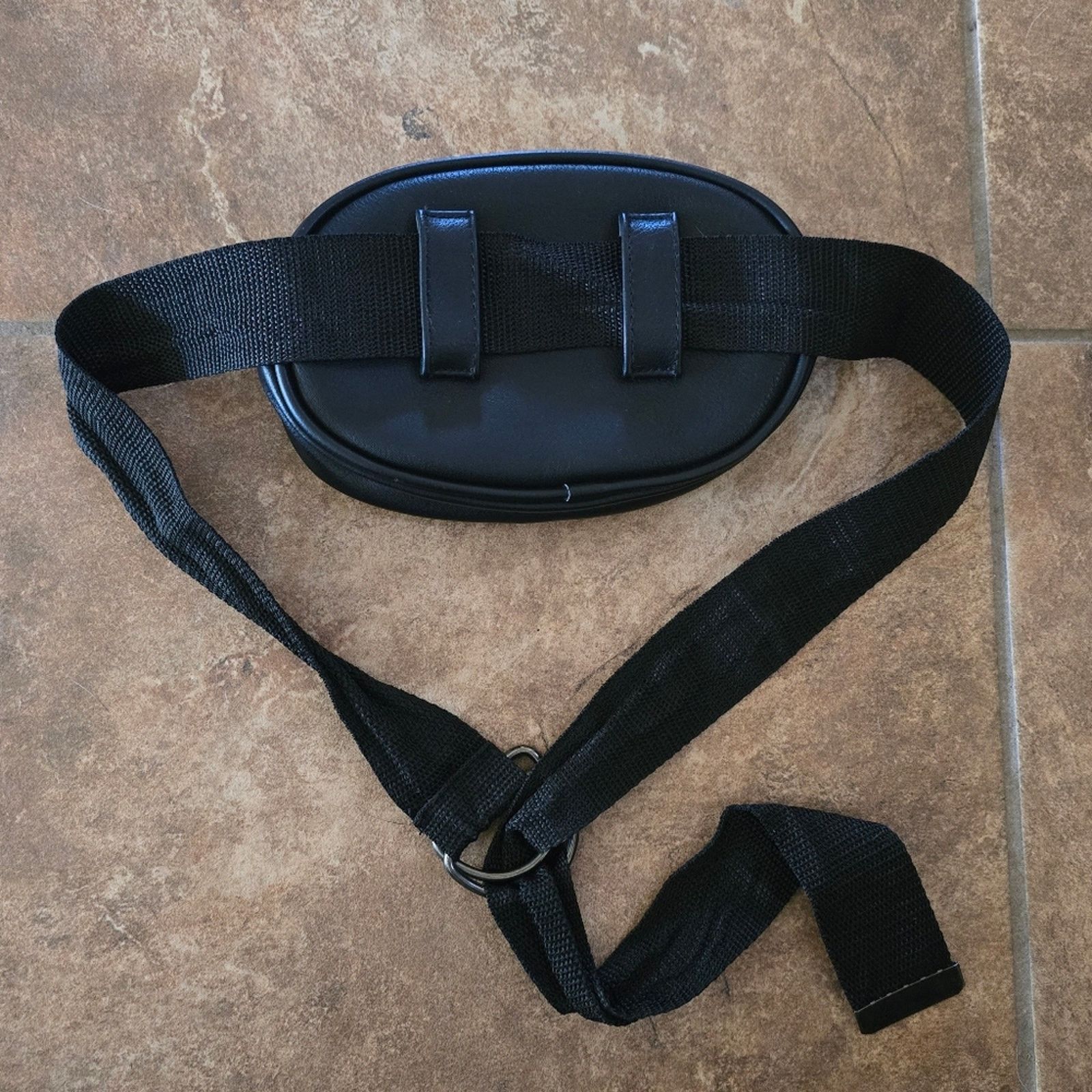 Other Black Tufted Faux Leather Belt Bag Size ONE SIZE - 2 Thumbnail