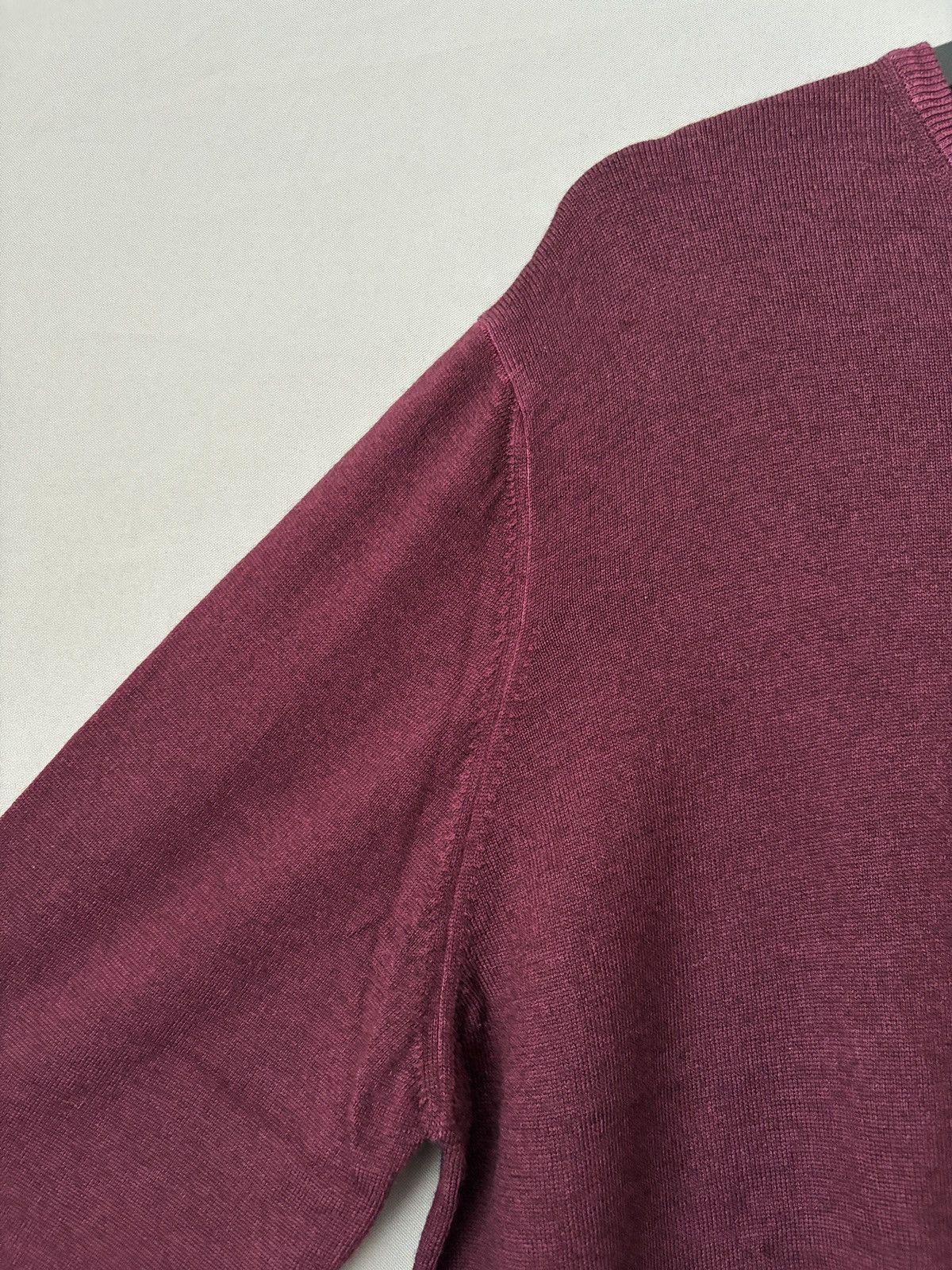 Gran Sasso Gran Sasso Burgundy Red Wool Sweater Pullover Size US XL / EU 56 / 4 - 4 Thumbnail