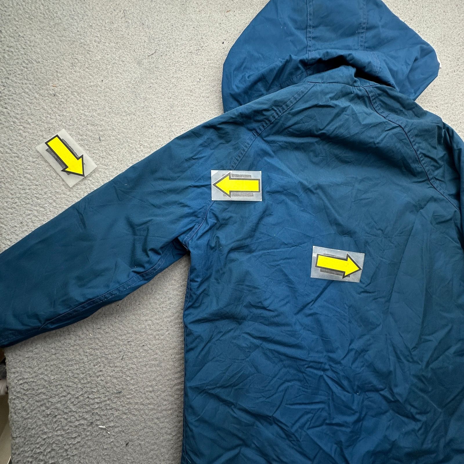 Woolrich Woolen Mills VTG Woolrich Woman Parka Hooded Jacket Womens Large Blue Size L / US 10 / IT 46 - 7 Thumbnail