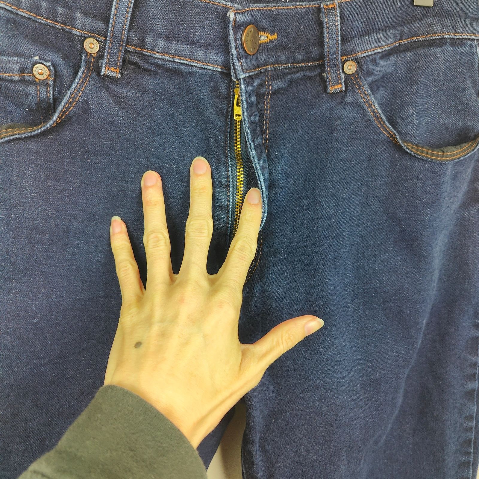 Mott & Bow Mott & Bow Straight Jeans Mens 34x32 Dark Wash Stretch Size US 34 / EU 50 - 2 Thumbnail