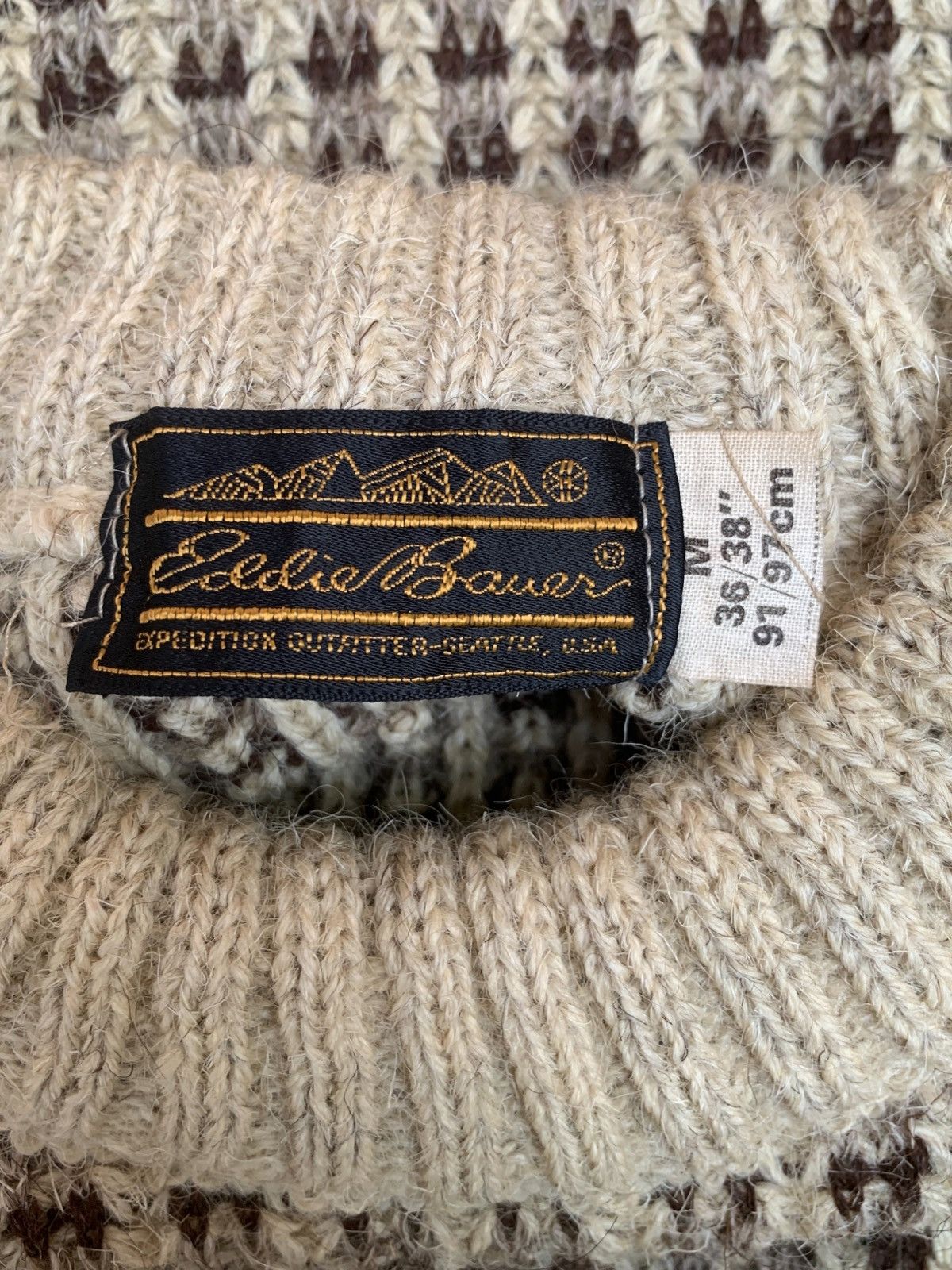 Eddie Bauer × Vintage Vtg Eddie Bauer chunky knitwear Size S / US 4 / IT 40 - 7 Thumbnail