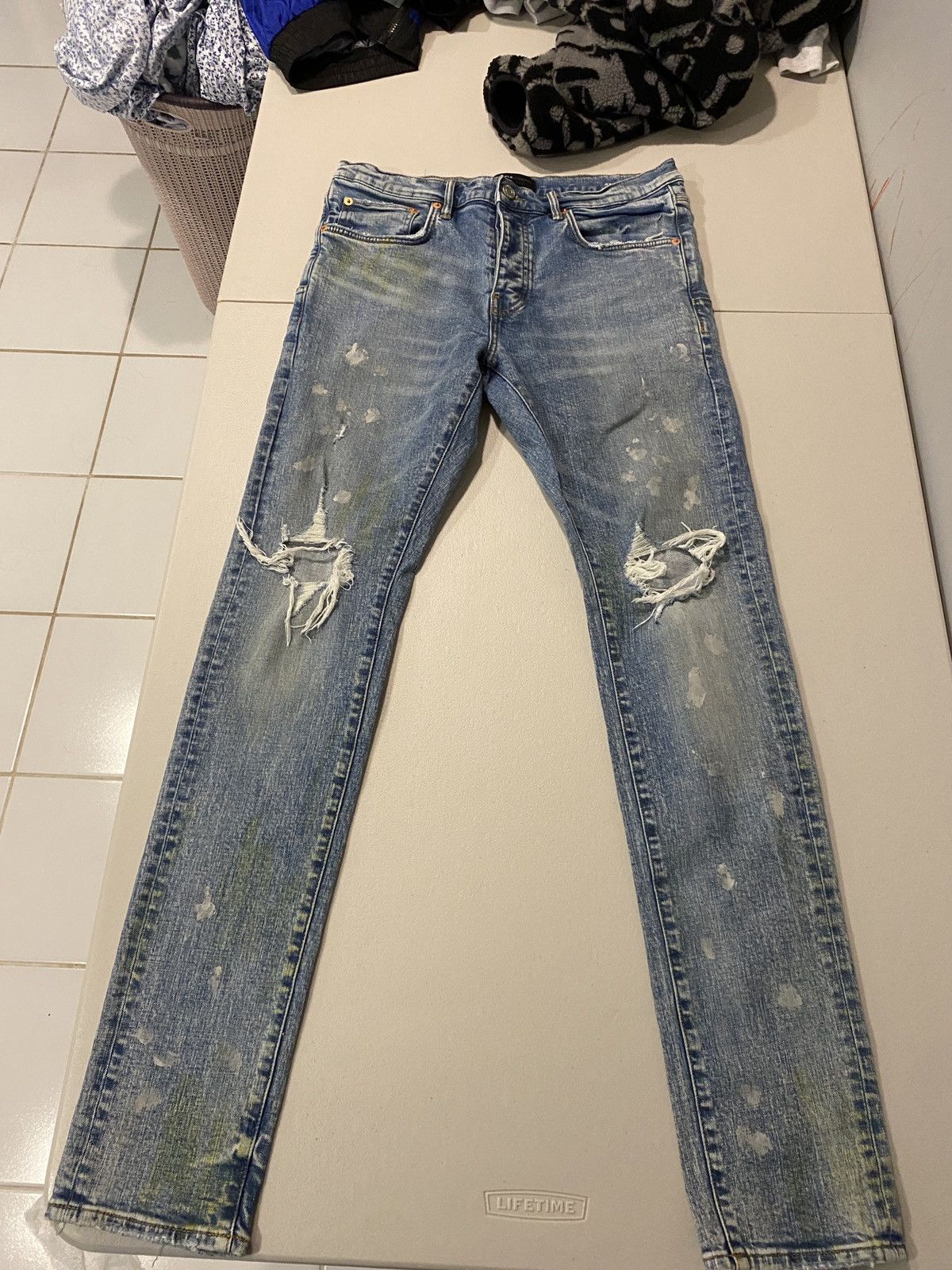 Purple Brand Light Blue Vintage Denim P001 | Grailed