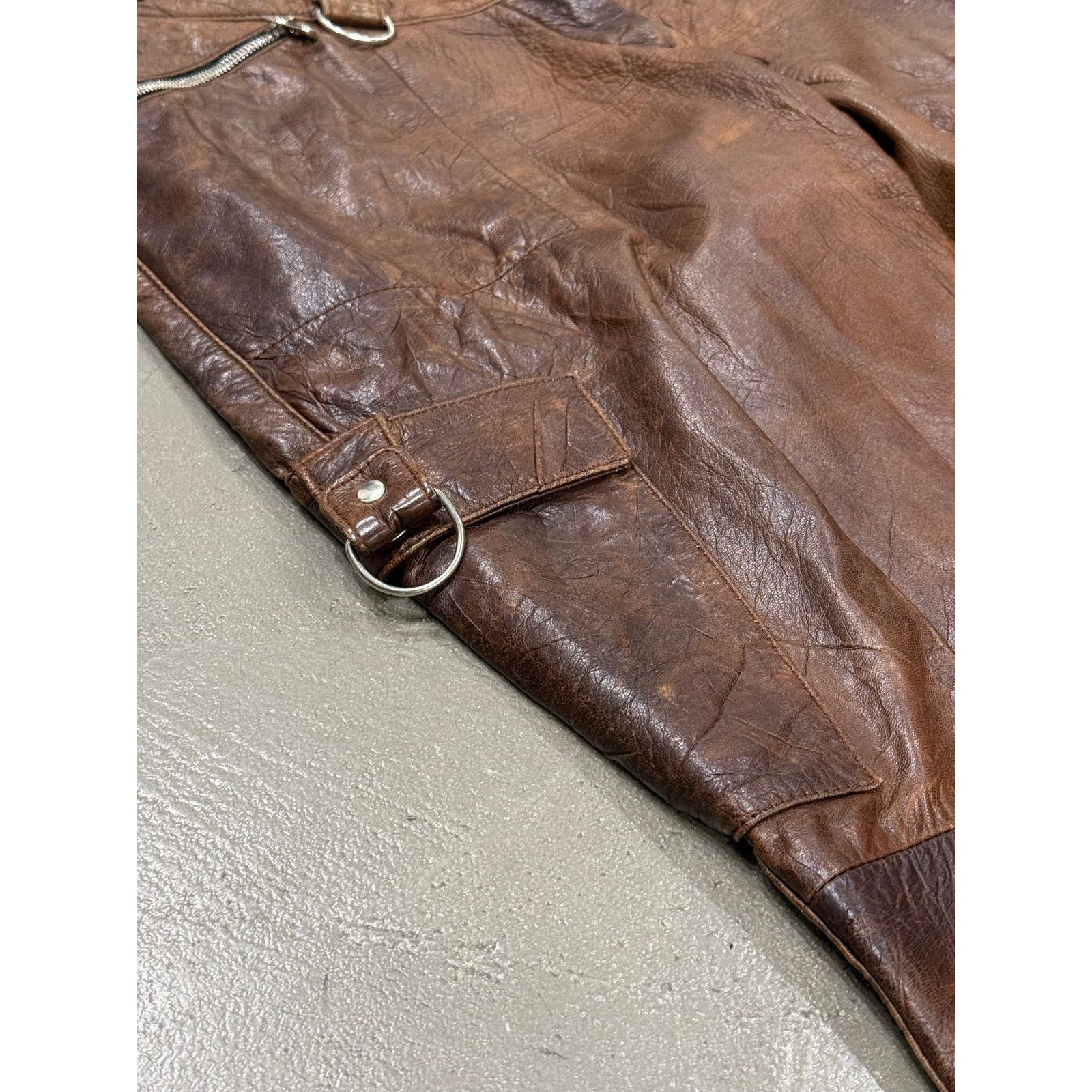 Dolce & Gabbana 2001 Dolce & Gabbana Shepskin bondage leather trousers Size 35" - 6 Thumbnail