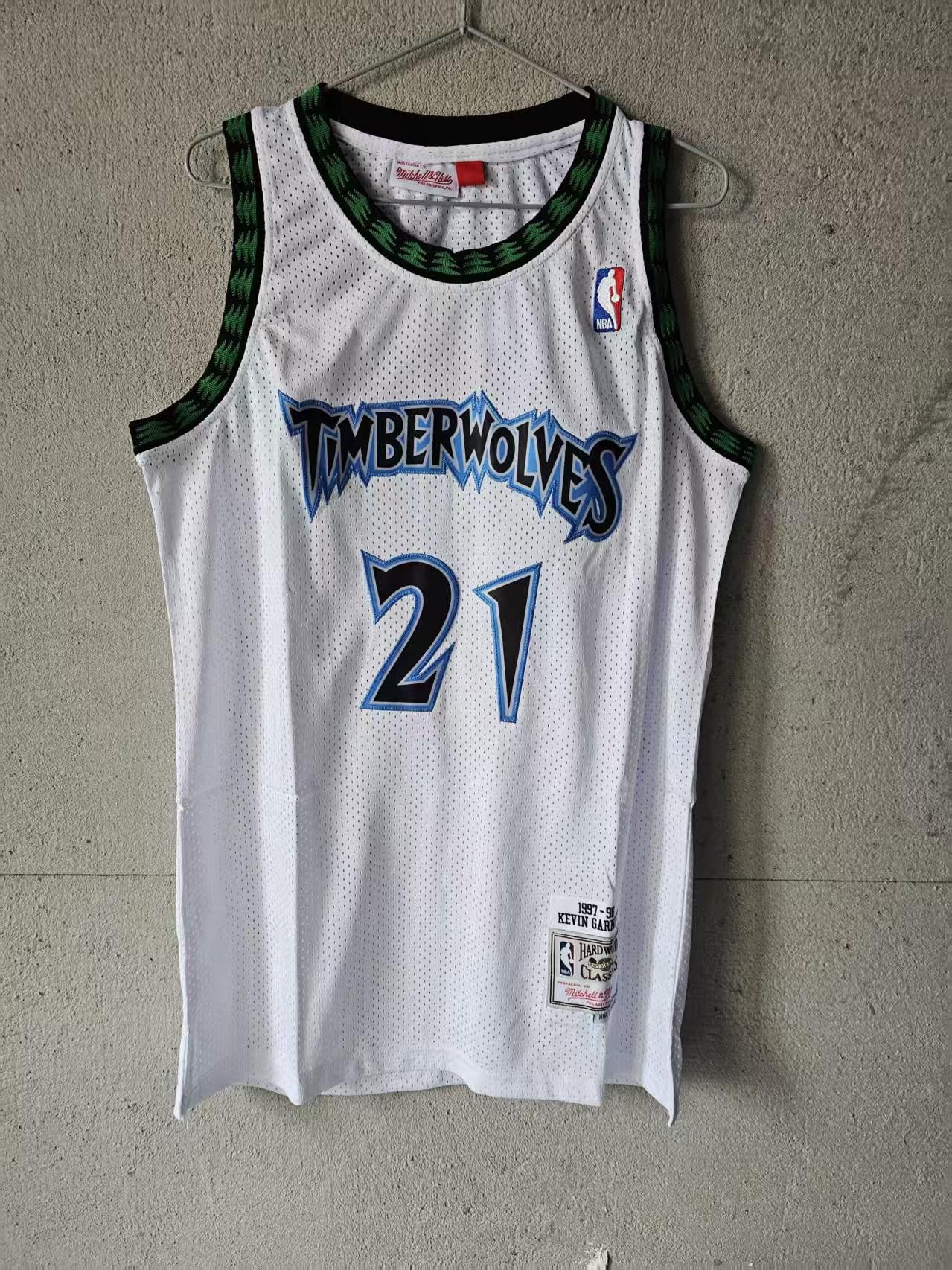 NBA Timberwolves #21 Kevin Garnett Jersey Size US S / EU 44-46 / 1 - 1 Thumbnail