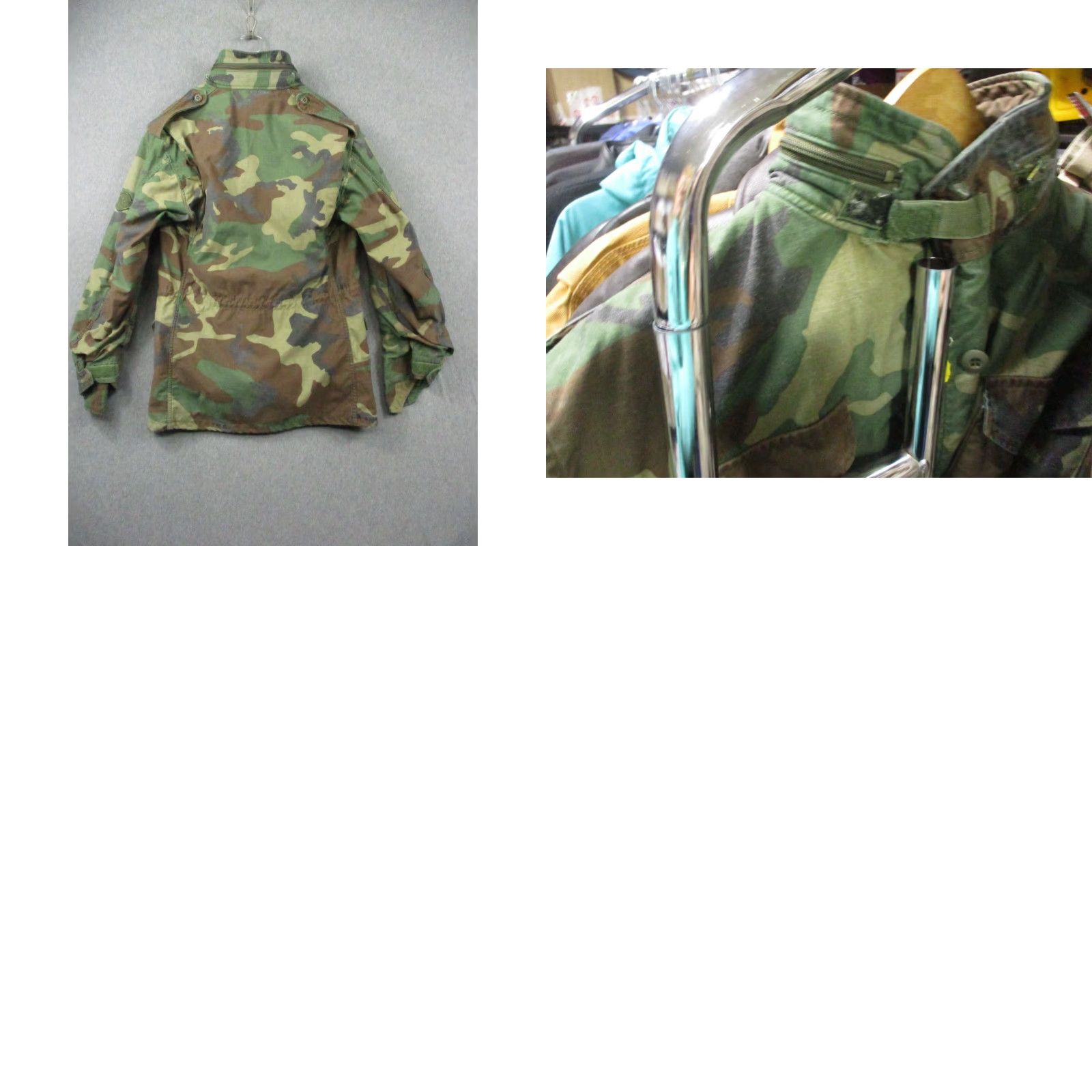 Alpha Industries VINTAGE US Military Cold Weather Field Coat Woodland Camouflage Small Hooded With Liner Size US S / EU 44-46 / 1 - 9 Thumbnail