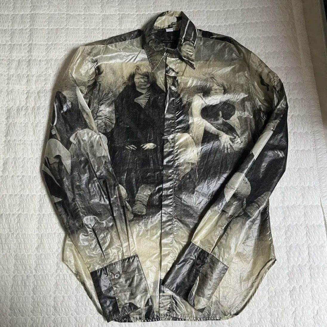 Alexander McQueen Alexander Mcqueen Archive AW96 Blind Colony Nylon Shirts Size US M / EU 48-50 / 2 - 1 Thumbnail