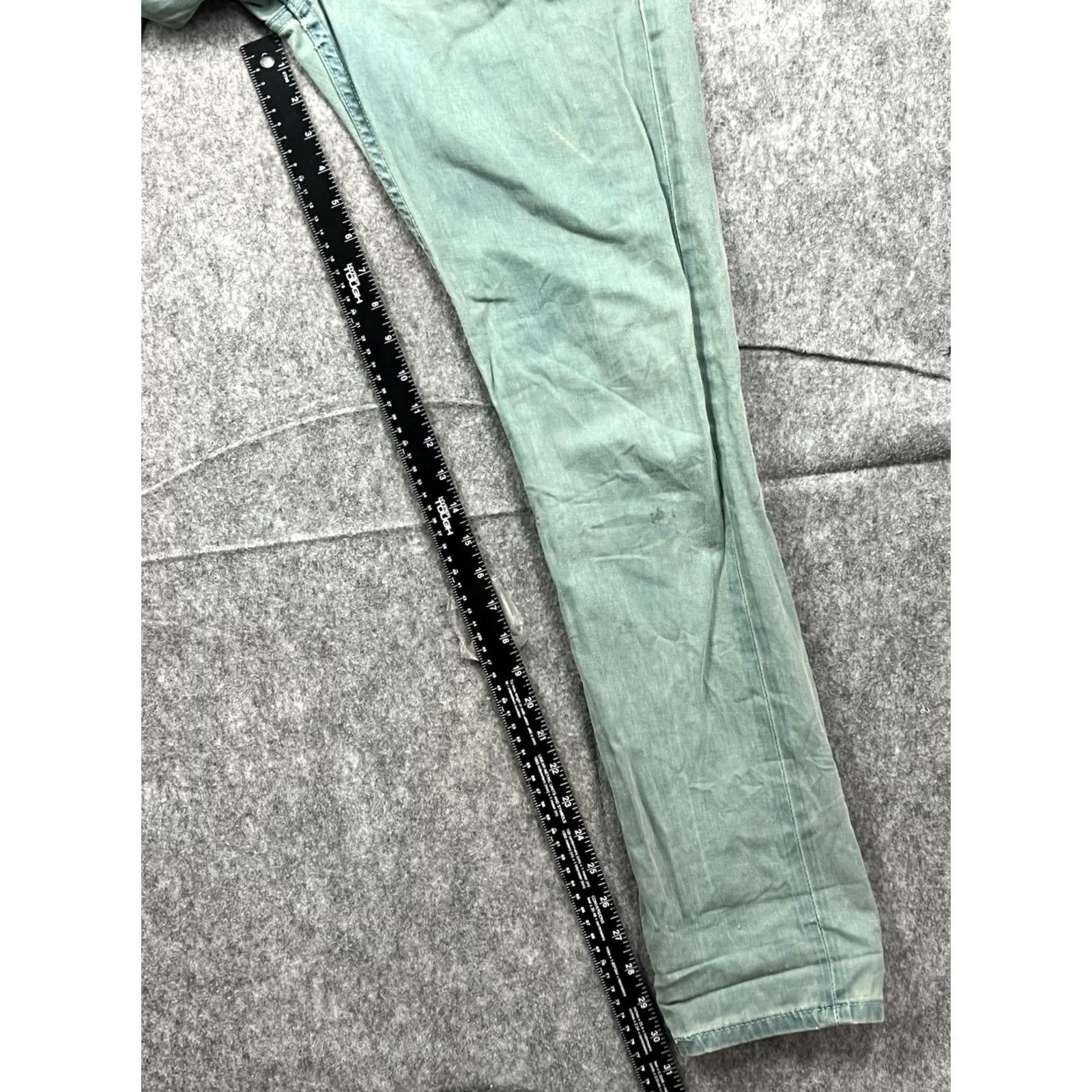 Levi's Levi's 510 Jeans Mens Green Slim Fit Denim 32x32 Skinny Taper Leg Stretch 32 Inseam Casual City 90s USA Pockets Cotton Blend Blue Pattern Solid Zip Size US 32 / EU 48 - 5 Thumbnail