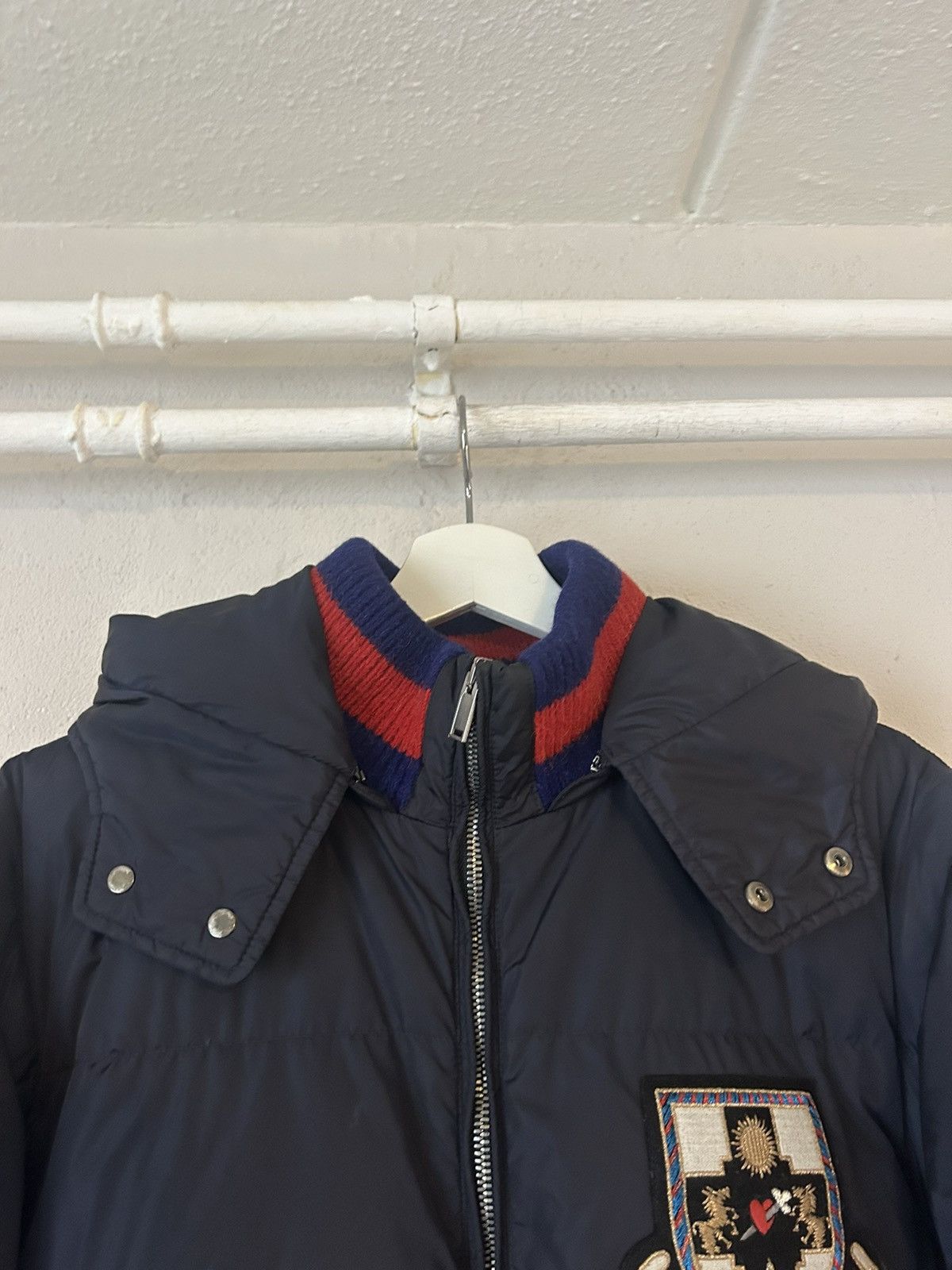 Gucci ‘L’Aveugle par Amour’ Crest Down Jacket Size US L / EU 52-54 / 3 - 2 Thumbnail
