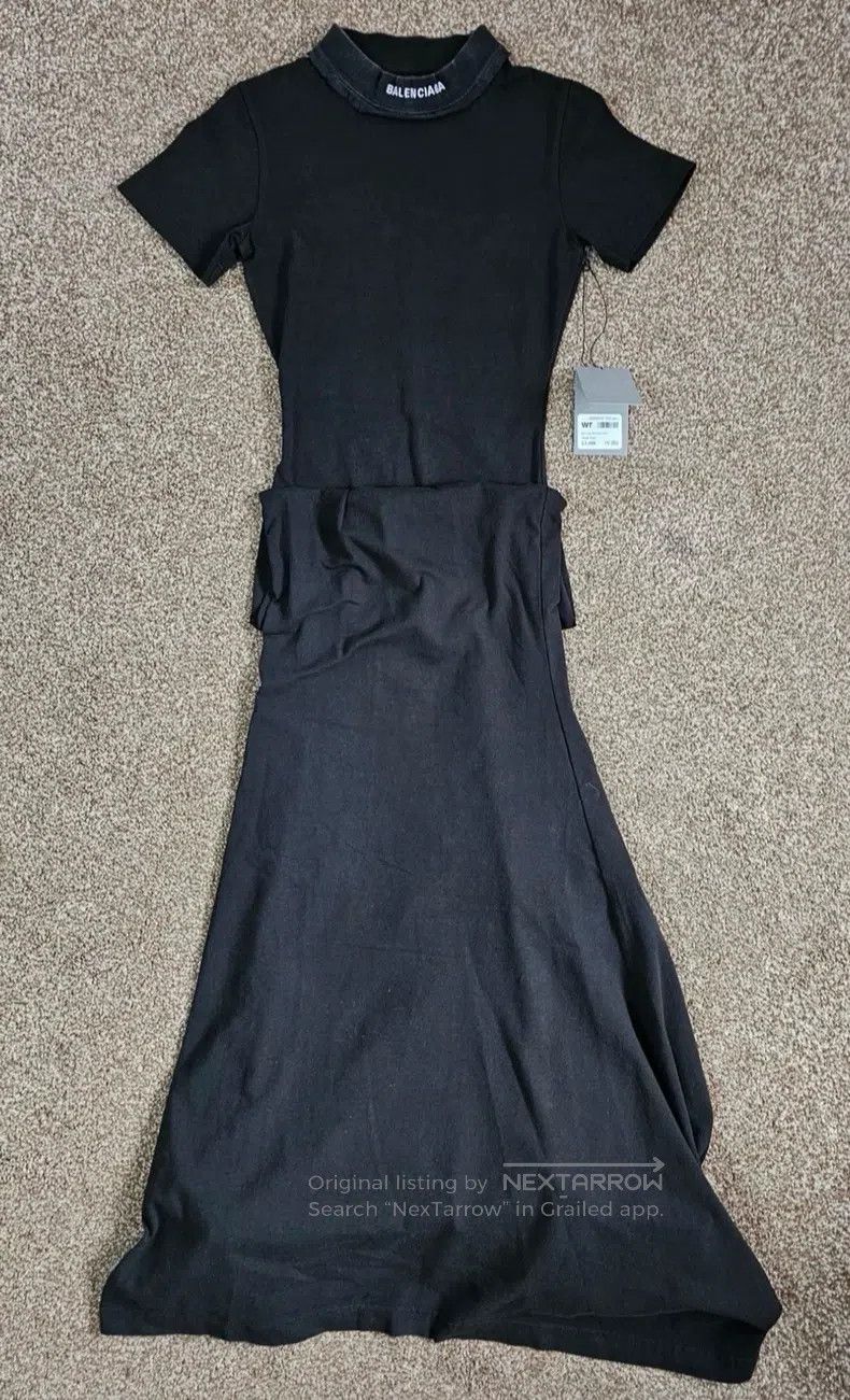 Balenciaga Balenciaga Wrap-style long dress Size S / US 4 / IT 40 - 3 Thumbnail
