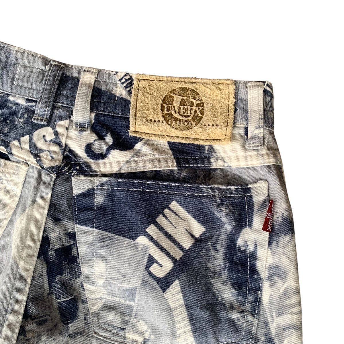 If Six Was Nine × Japanese Brand Uveex jeans Flare pants full print michael jackson art Size US 26 / EU 42 - 9 Thumbnail