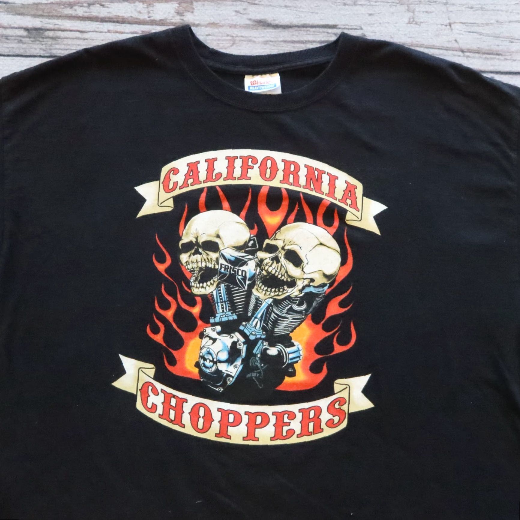 Vintage VINTAGE California Choppers San Francisco 415 Long Sleeve Tee Mens XL Black Shirt T-Shirt Size US XL / EU 56 / 4 - 2 Thumbnail