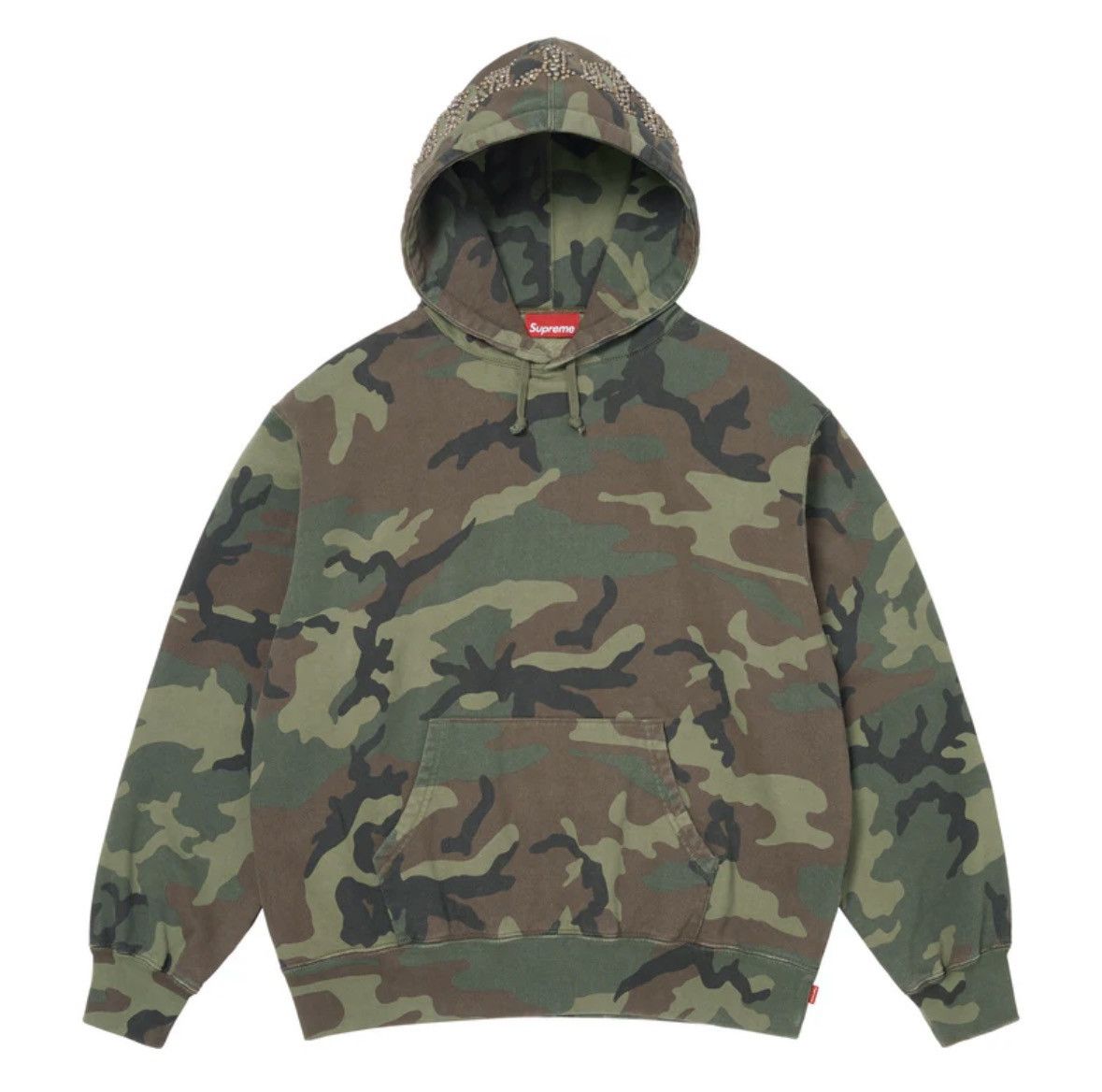 B.B. Simon × Supreme Supreme Overdyed Studded Hooded Sweatshirt Size US XL / EU 56 / 4 - 2 Thumbnail