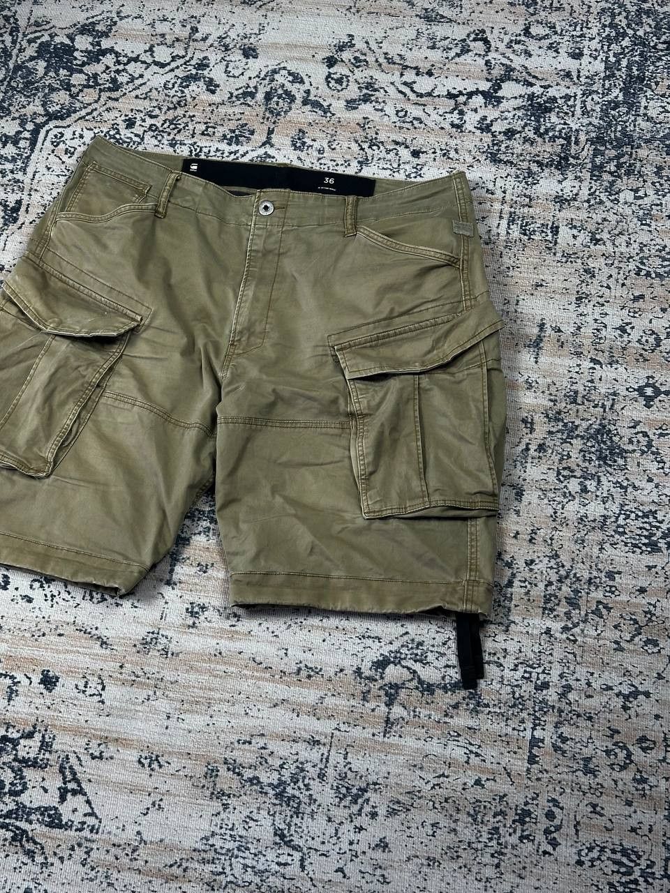 G-Star G-star Baggy Military Olive Cargo Shorts Size US 36 / EU 52 - 2 Thumbnail