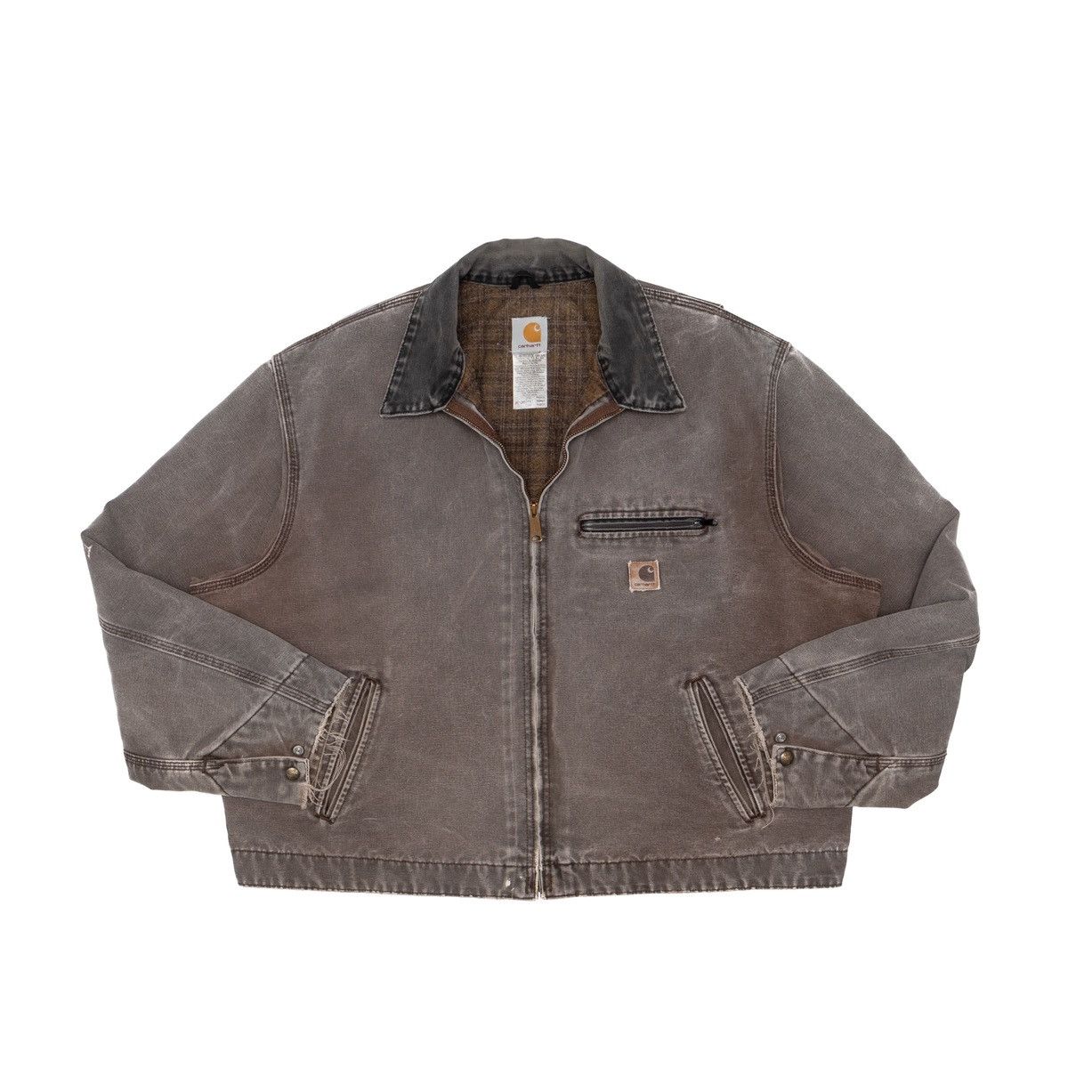 Carhartt VTG Carhartt Y2K J97 CHT Detroit Blanket Lined Jacket USA Size US XXL / EU 58 / 5 - 3 Thumbnail