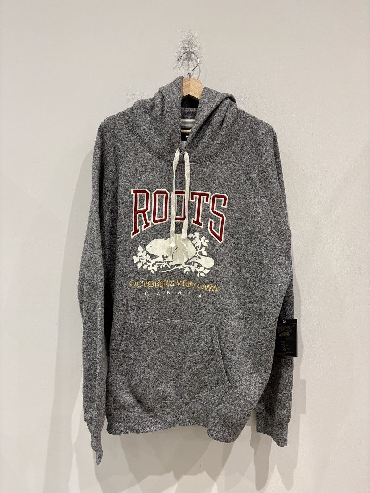 October's Very Own × Roots OVO Roots Canada Hoodie Grey Size: XXL Size US XXL / EU 58 / 5 - 1 Thumbnail