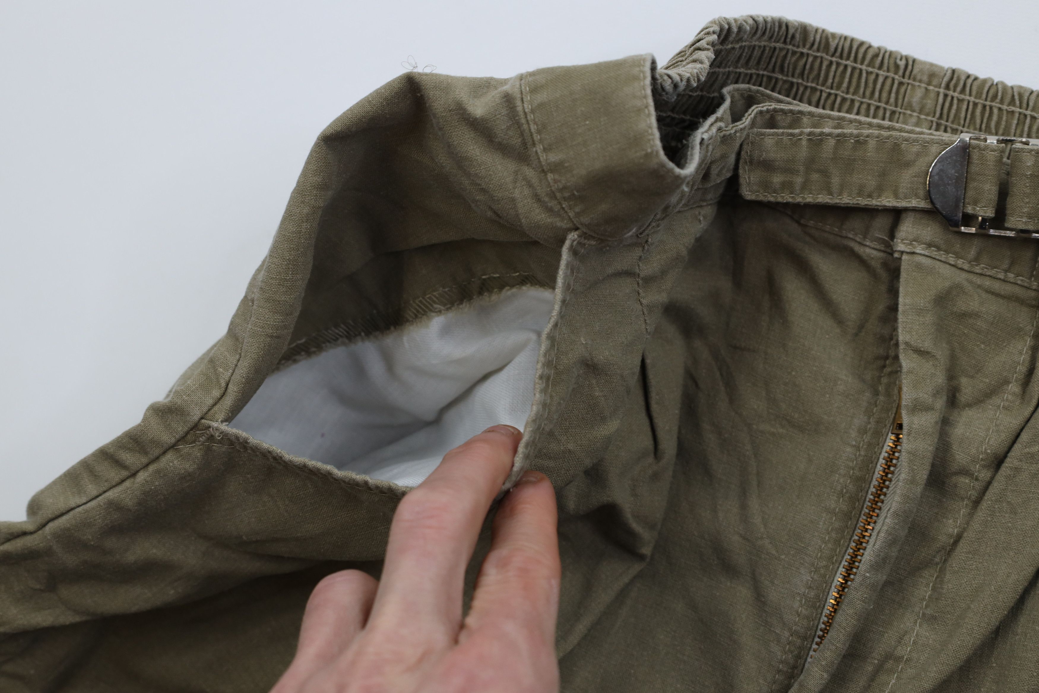 Wrangler Vintage 70s Wrangler Front Gurkha Safari Shorts Beige USA Size US 34 / EU 50 - 6 Thumbnail