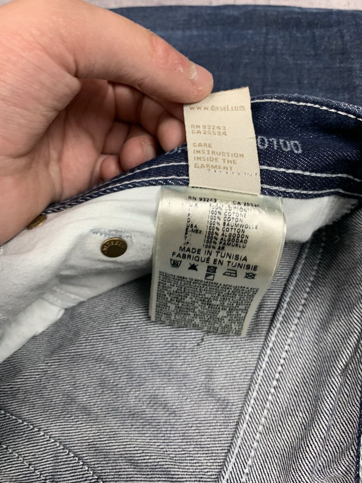 Diesel Vintage Y2K Diesel Regular Straight Mennit Jeans Size 30 Size US 30 / EU 46 - 18 Thumbnail