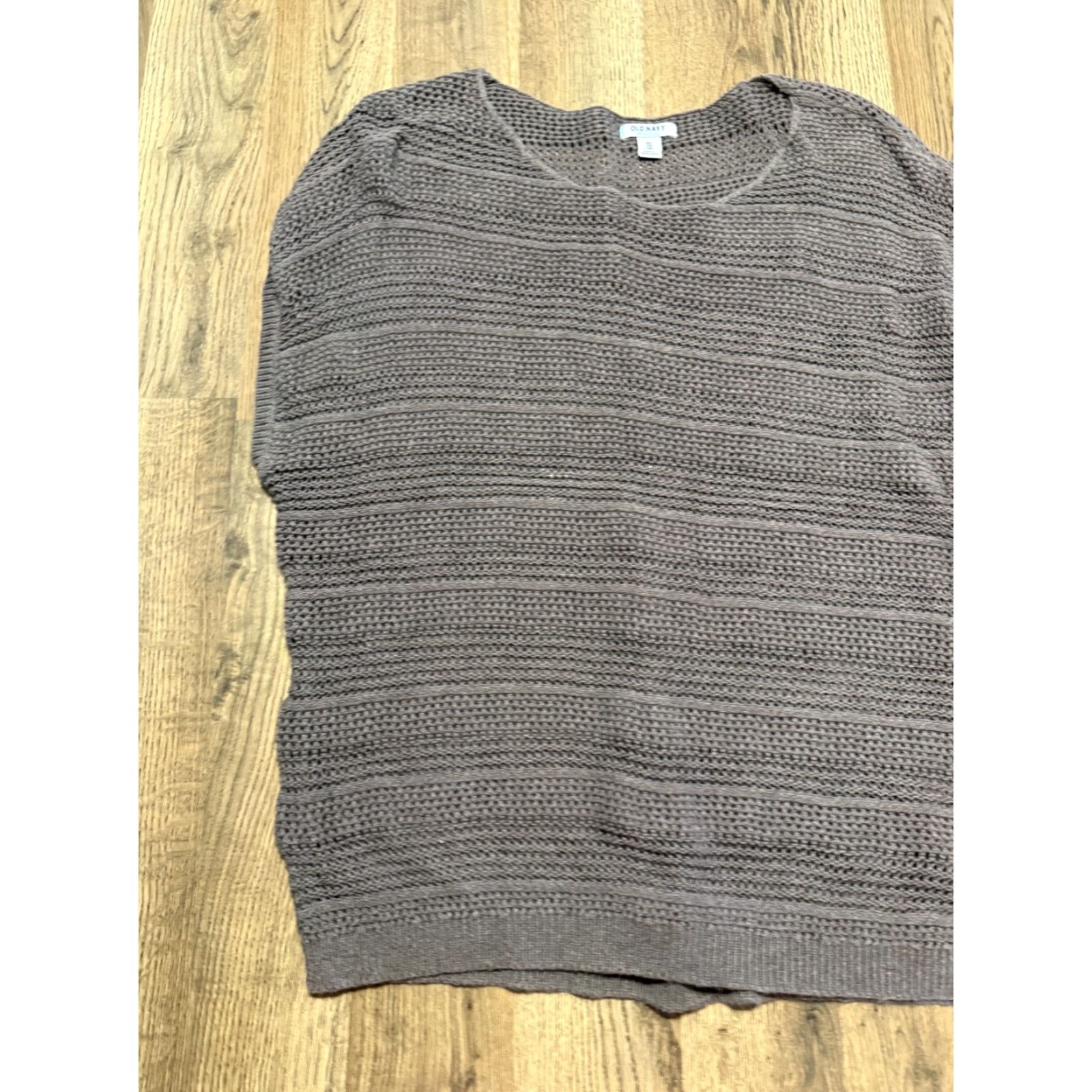 Old Navy VINTAGE Old Navy Shirt Women's XXL Brown Short Sleeve Shirt Size XXL / US 16-18 / IT 52-54 - 3 Thumbnail