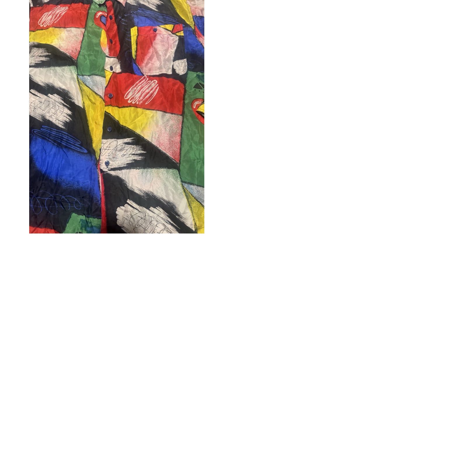 Vintage VINTAGE Bogari Abstract Button Up 100% Silk Shirt Long Sleeve Multi Size M Size M / US 6-8 / IT 42-44 - 10 Thumbnail