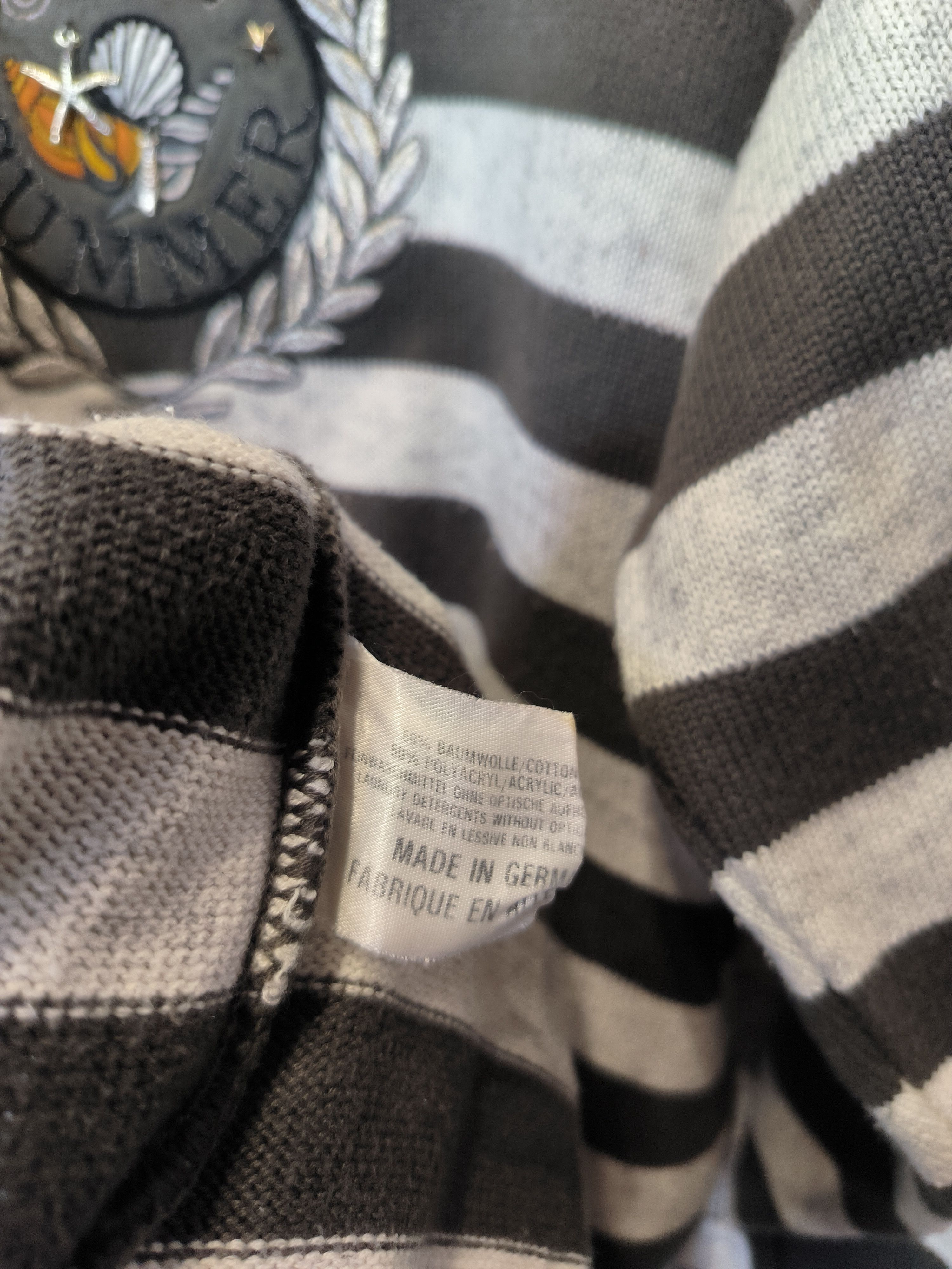 Carlo Colucci Vintage Carlo Colucci Atenzione Knitwear Striped Knitwear Size US L / EU 52-54 / 3 - 5 Thumbnail