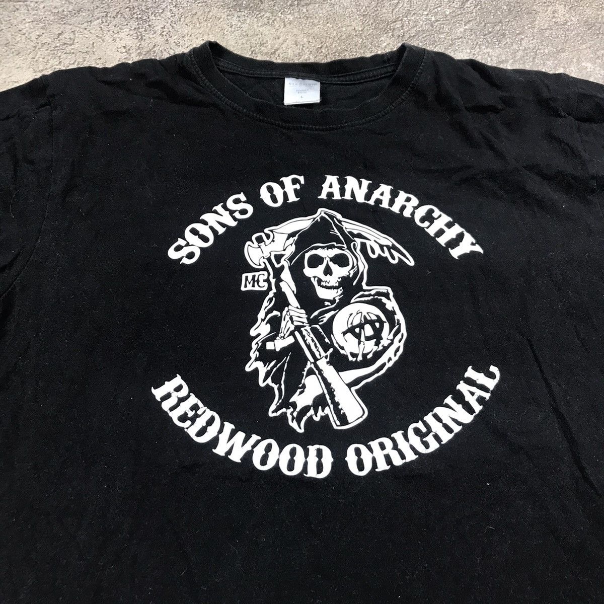 Vintage Vintage 90s Sons of Anarchy Graphic Tee Punk Rock Faded L Size US L / EU 52-54 / 3 - 2 Thumbnail