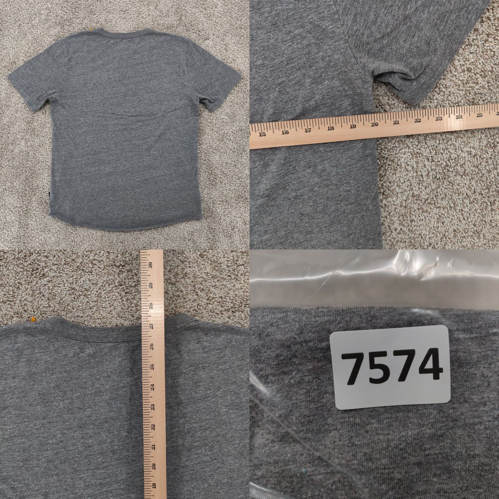 Brixton Brixton Shirt Mens M Grey Short Sleeve Henley Button Logo - Brixton Shirt Mens M Grey Short Sleeve Henley Logo Casual, 90s? Size US M / EU 48-50 / 2 - 8 Thumbnail