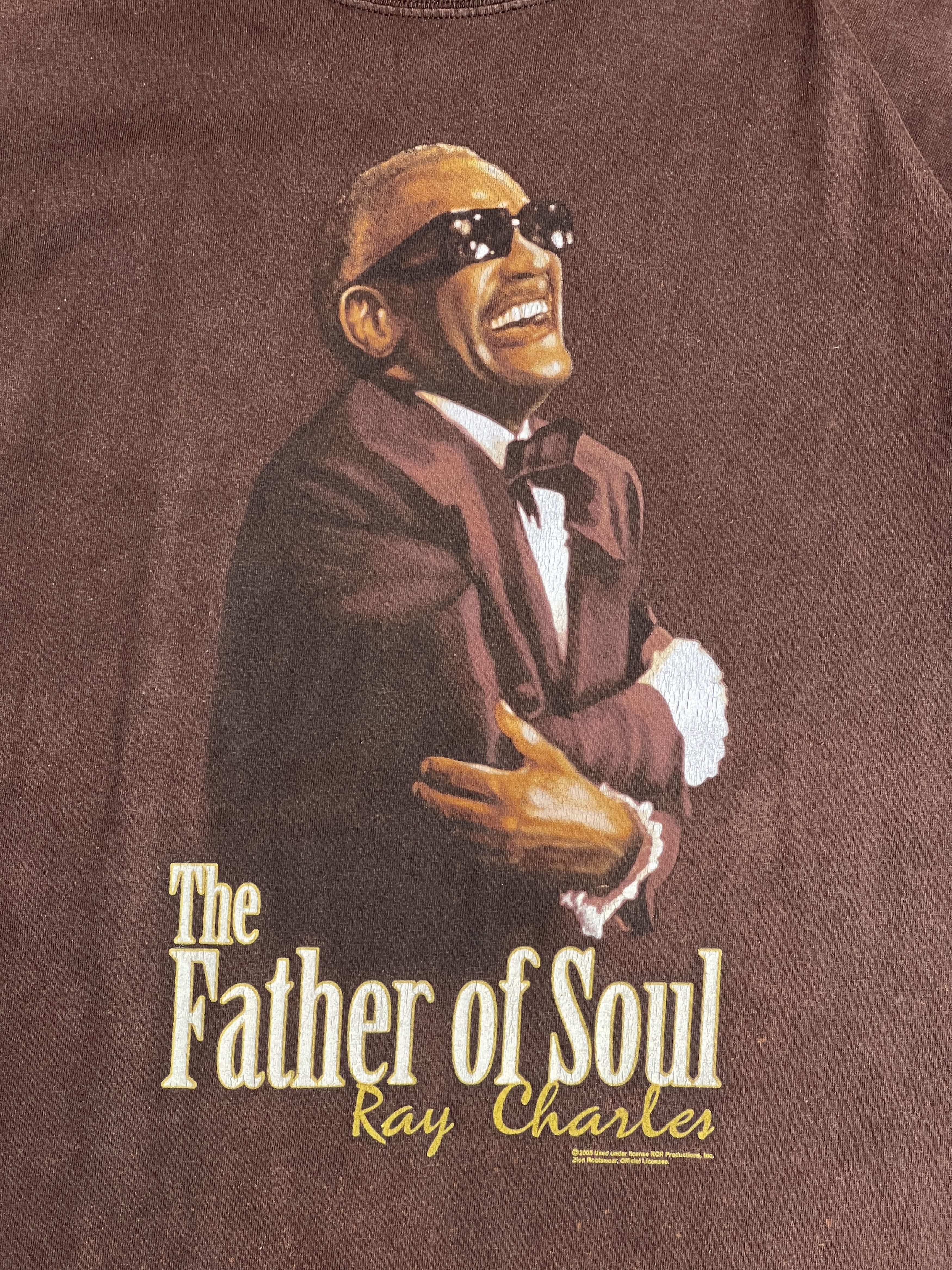 Band Tees Vintage Ray Charles The Father of Soul Graphic (XXL) GTME332 Size US XXL / EU 58 / 5 - 2 Thumbnail