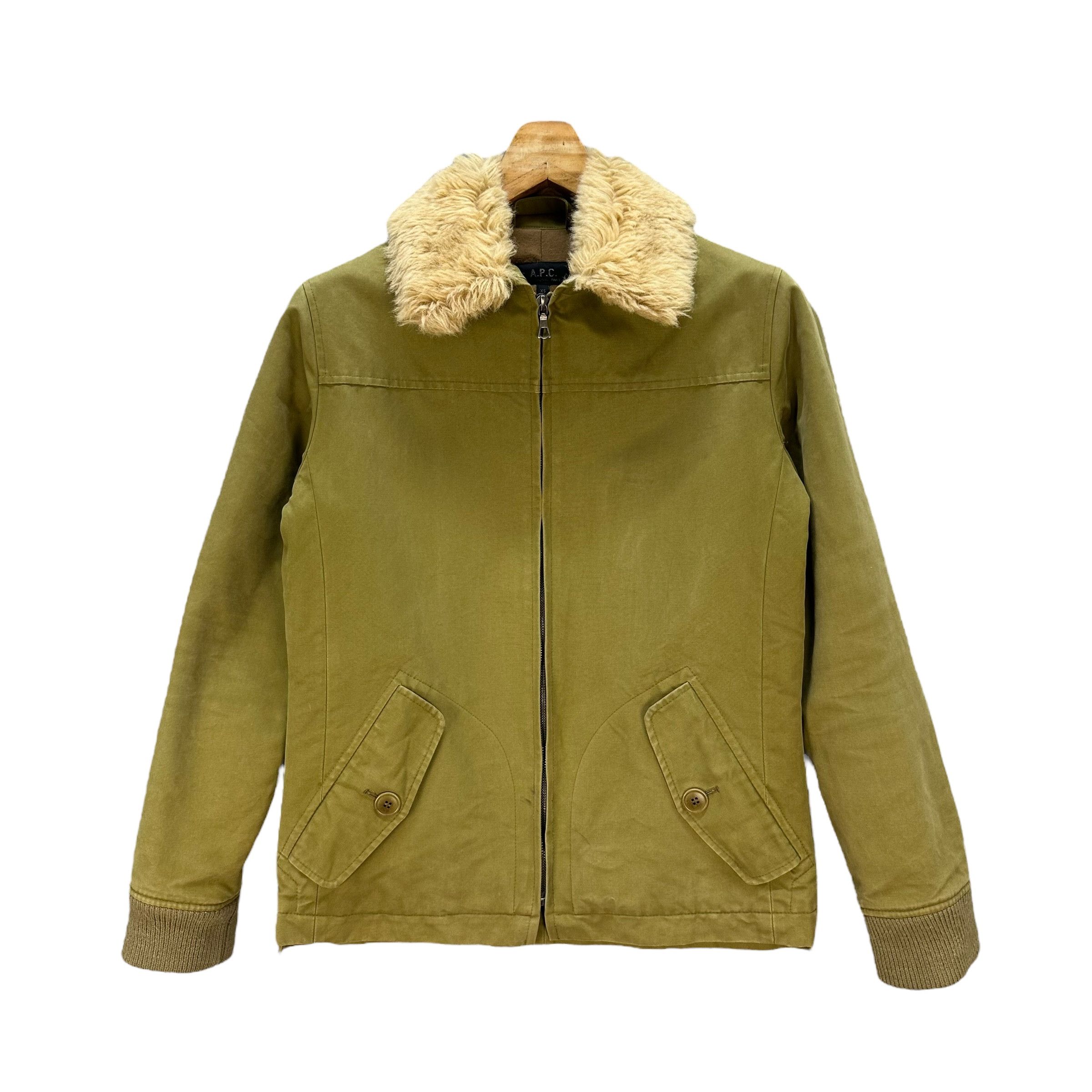 A.P.C. A.P.C. Rue Madame Paris Faux Fur Collar Jacket #A72-1749 Size US XS / EU 42 / 0 - 1 Thumbnail