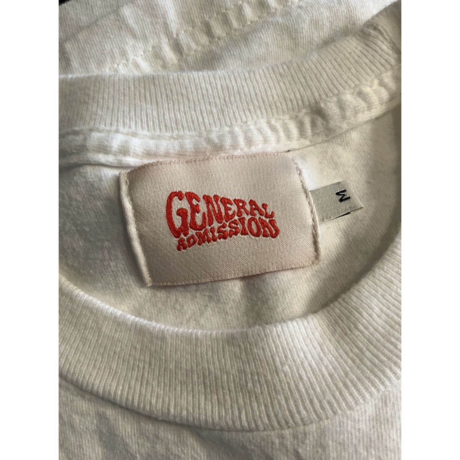 Vintage VINTAGE No Justice No Peace United Against Hate General Admission T-Shirt Sz. M White Mens Size US M / EU 48-50 / 2 - 6 Thumbnail