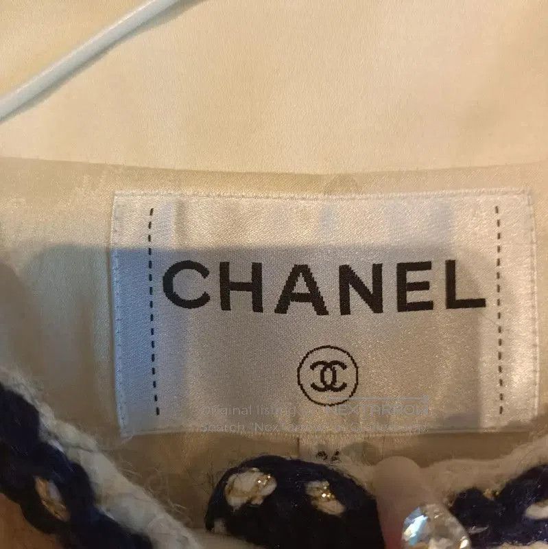 Chanel Chanel Winter Wool Blend Coat in Cream . Size S / US 4 / IT 40 - 6 Thumbnail