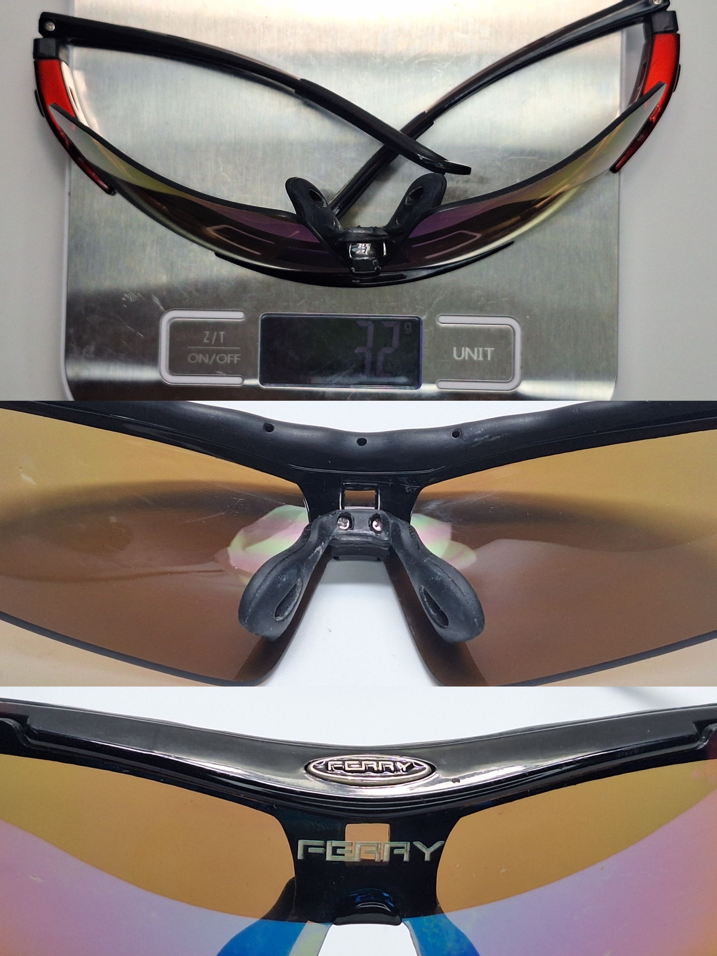 Vintage FERRY Japan Sport Wrap Sunglasses Flexible Moving Temple Y2K Size ONE SIZE - 9 Thumbnail