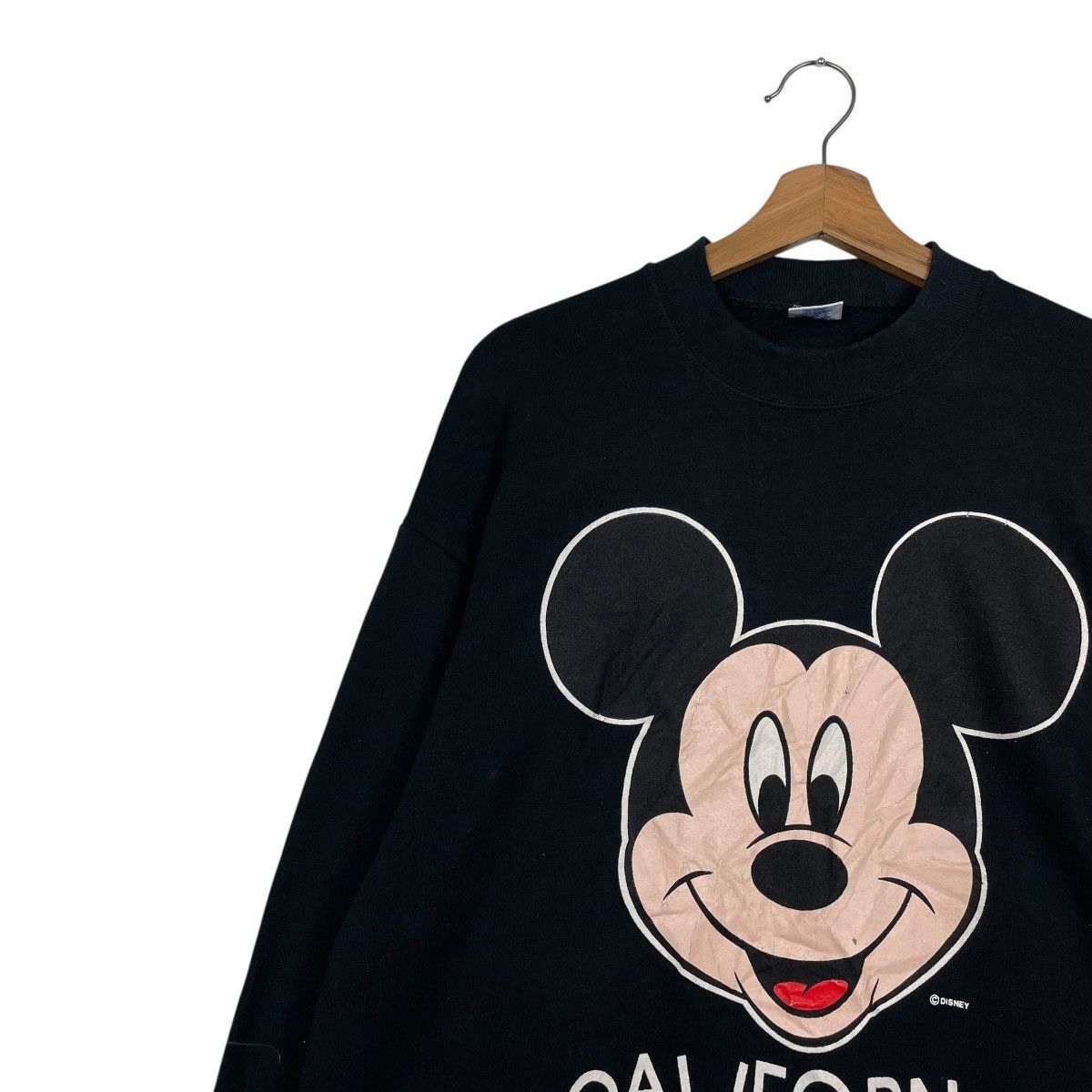 Velva Sheen Vintage 90s Muckey Mouse Sweatshirt Size US L / EU 52-54 / 3 - 6 Thumbnail