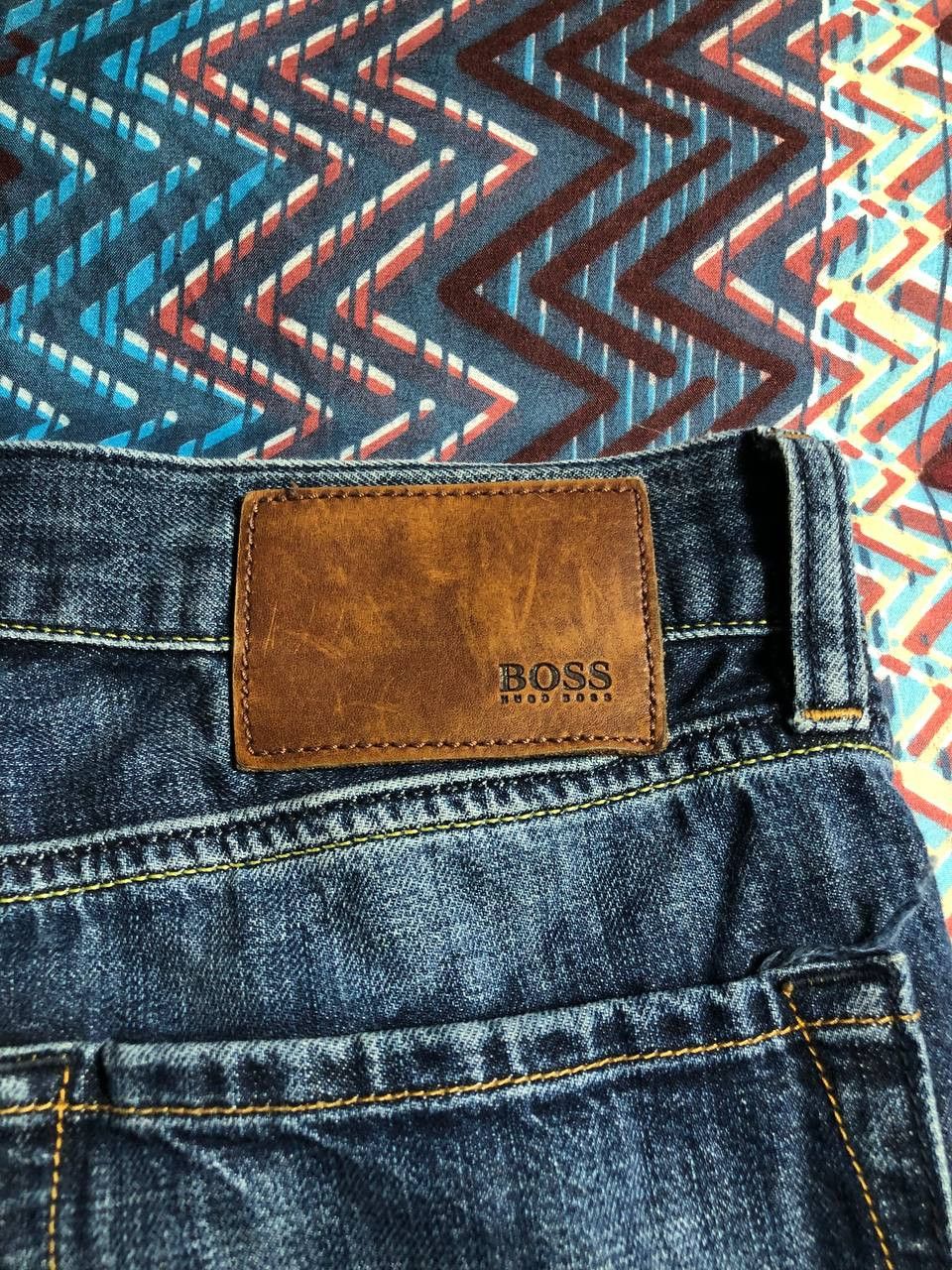 Designer × Hugo Boss Hugo boss dark blue denim pant trouser Jean chino Size US 32 / EU 48 - 10 Thumbnail