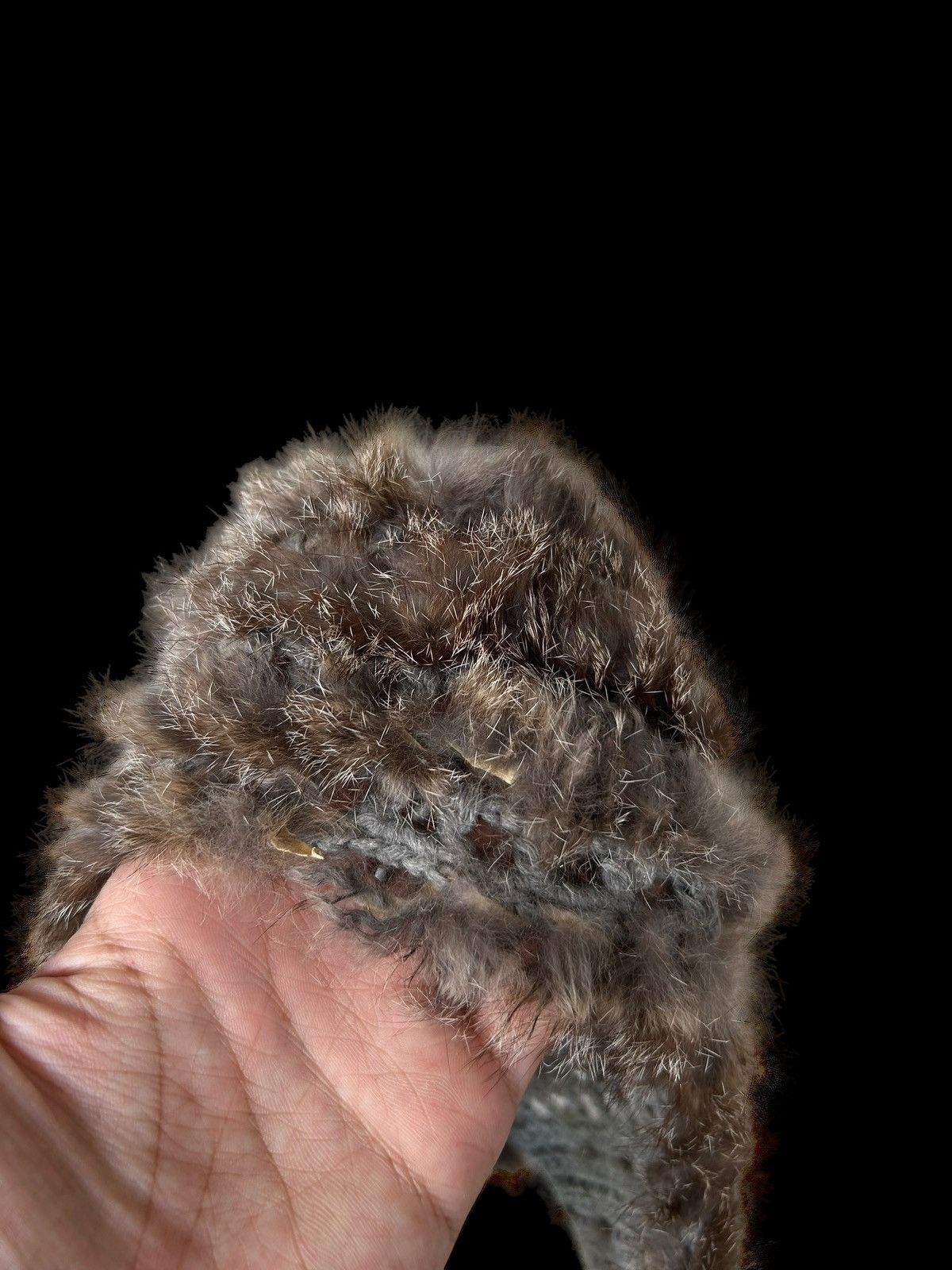 Japanese Brand × Kapital × Vintage Interspia Fur Mohair Knitt Beanie Hats RARE !! Size ONE SIZE - 6 Thumbnail
