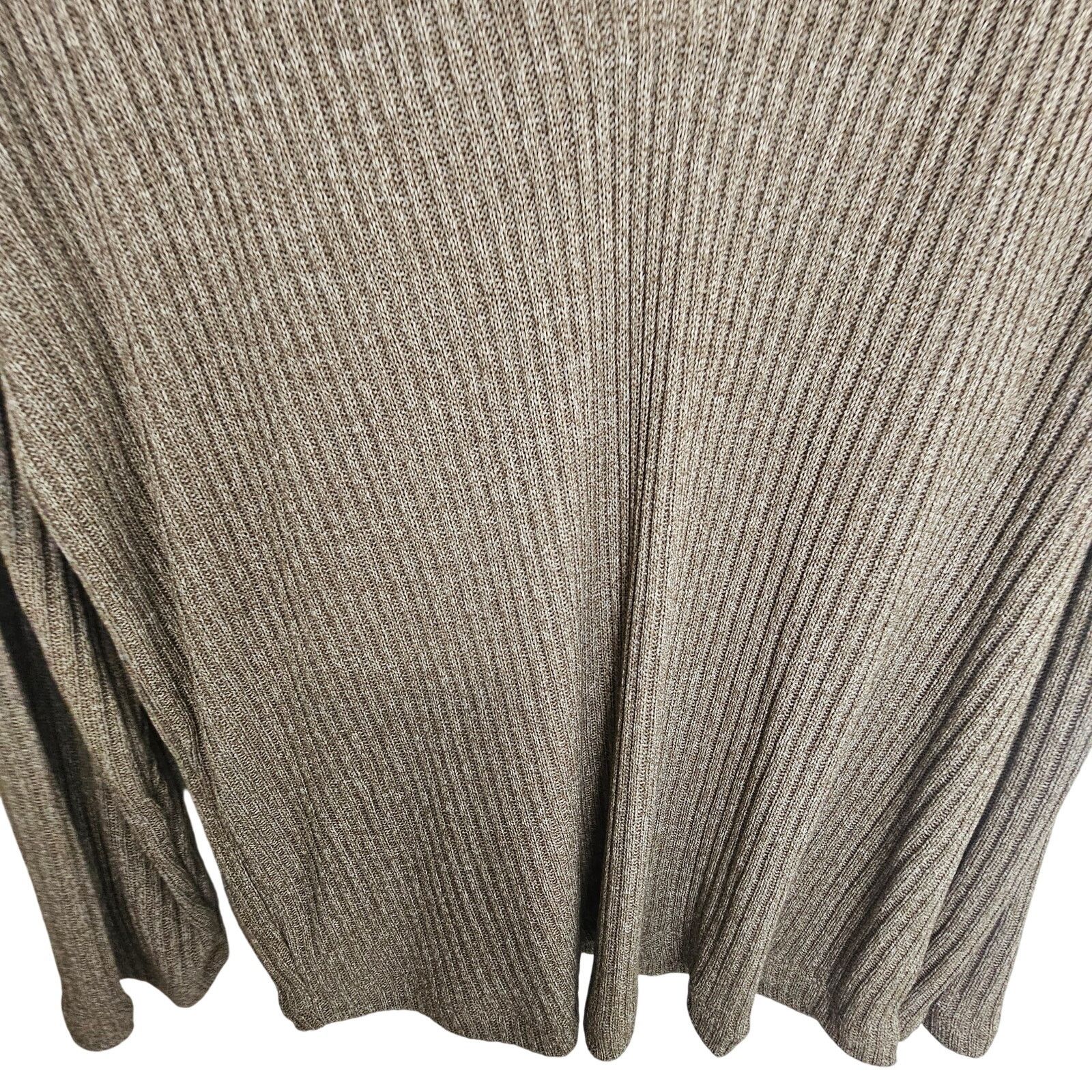 Corridor Torrid Womens Ribbed Collared Hacci Knit Bronze Sweater Size XL / US 12-14 / IT 48-50 - 4 Thumbnail