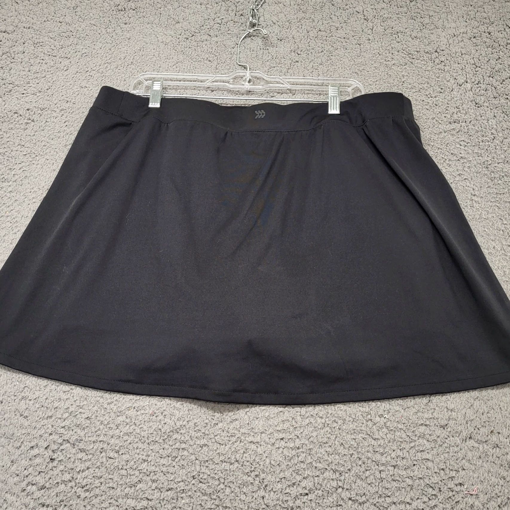 Vintage All in Motion Skort Women's XXL Active Tennis Pockets Black Light Shorts Activewear Athletic Size 40" / US 18 - 2 Thumbnail