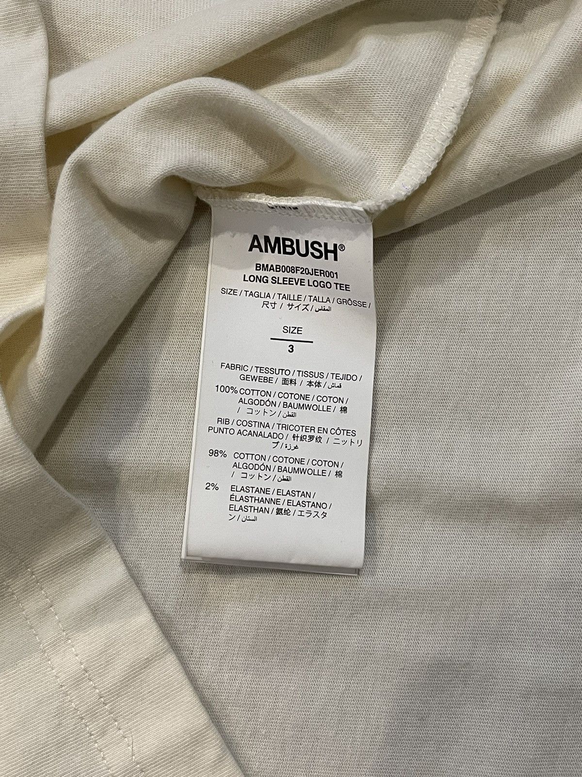 Ambush Design Ambush Tokyo limited edition long sleeves Tee Size US XL / EU 56 / 4 - 4 Thumbnail