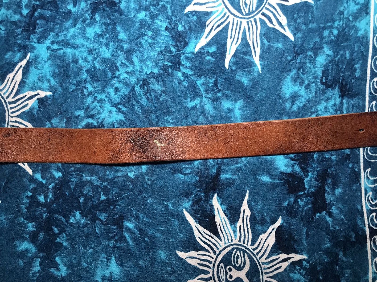 Energie Vintage Leather Belt ENERGIE Y2K Size 34 - 5 Thumbnail
