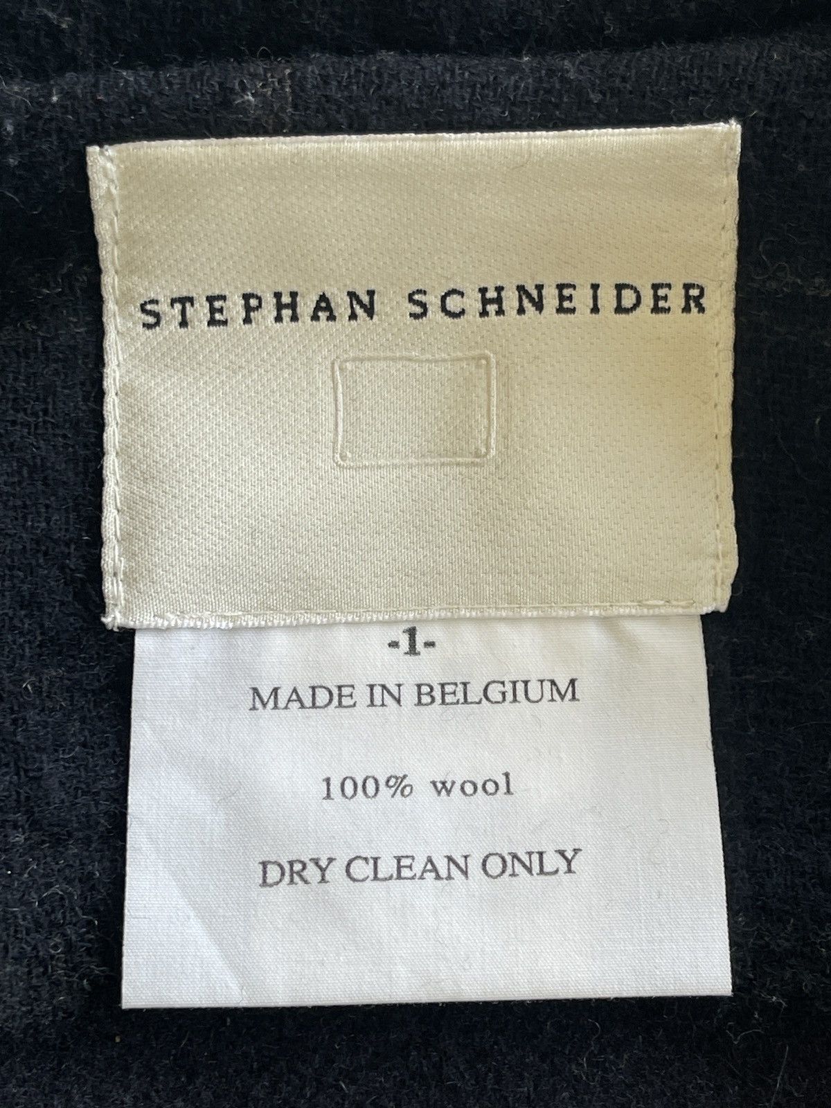 Stephan Schneider Stephan Schneider Atheneum Avantgarde Coat Hooded Navy Blue Size US S / EU 44-46 / 1 - 5 Thumbnail