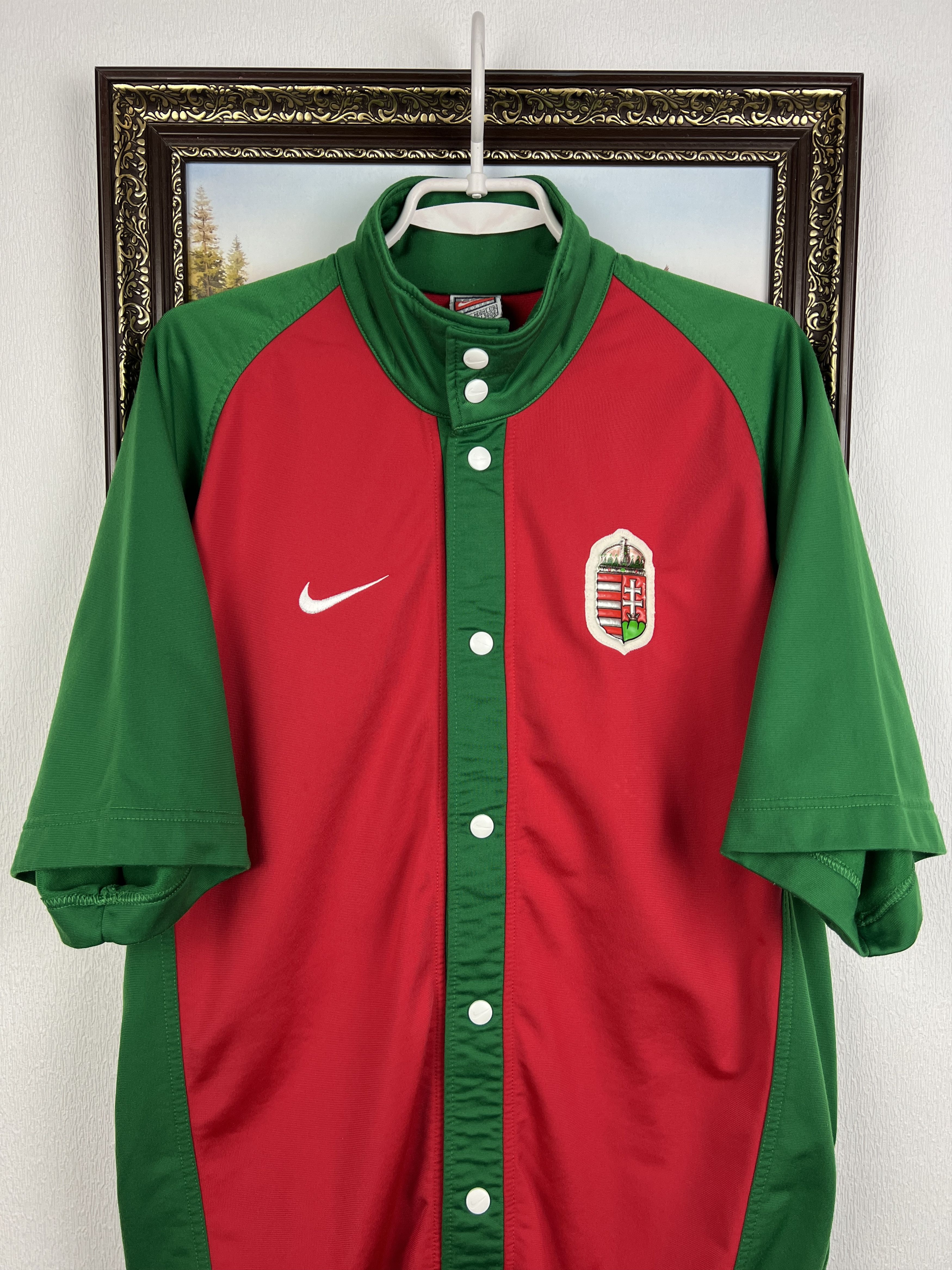 Nike Hungary Football Suit Soccer Track Set Jacket Pants Rare Size US M / EU 48-50 / 2 - 3 Thumbnail