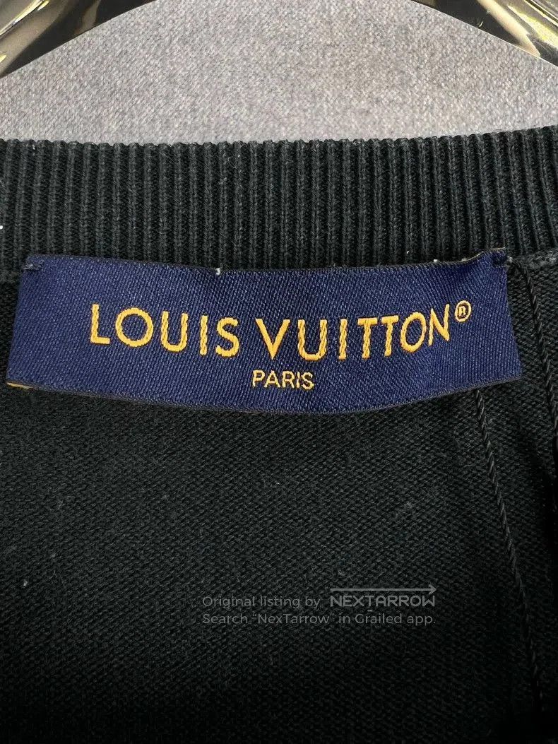 Louis Vuitton Louis Vuitton Black Portrait Knit Tee. Size US L / EU 52-54 / 3 - 3 Thumbnail
