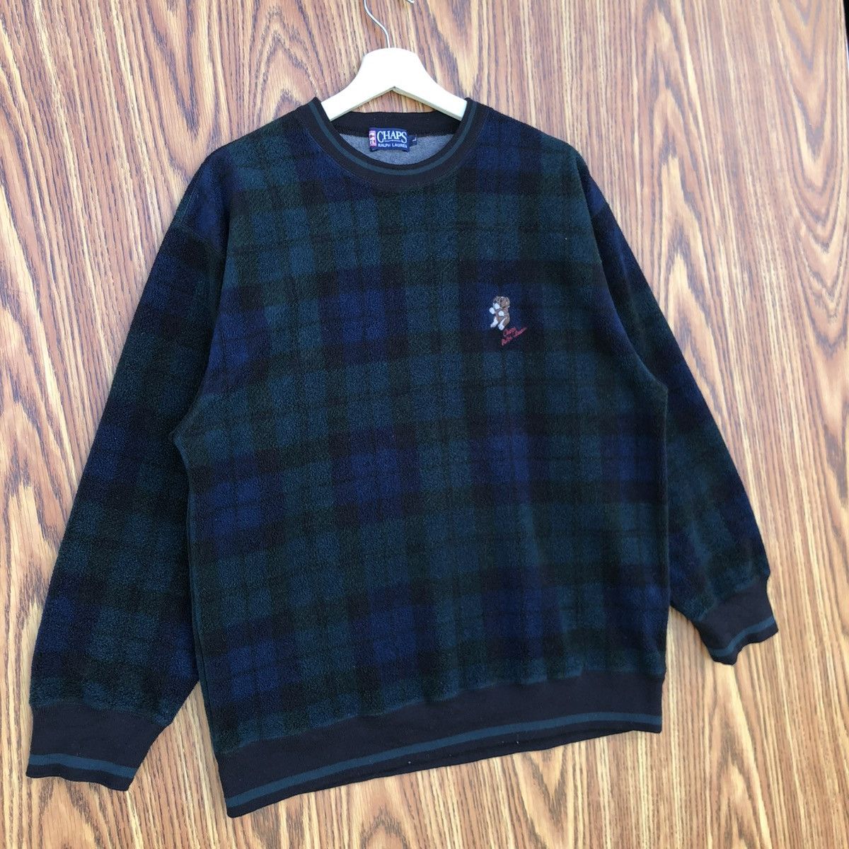 Chaps Ralph Lauren Vintage Chaps Ralph Lauren Fleece Crewneck Sweatshirt Size US L / EU 52-54 / 3 - 2 Thumbnail