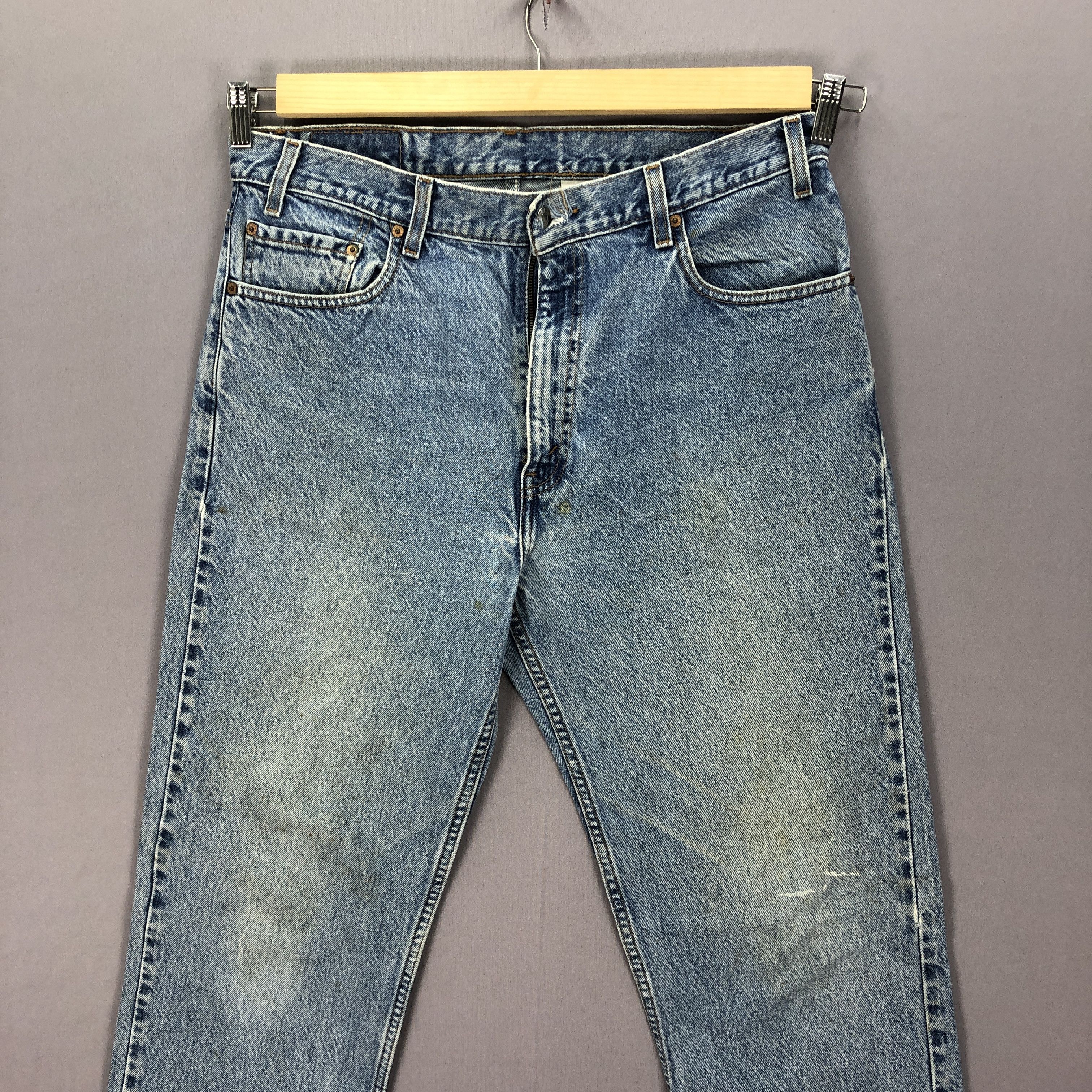 Levi's × Vintage Vintage Levis Stonewash Jeans Levi's Faded Light Wash Denim Size US 34 / EU 50 - 3 Thumbnail
