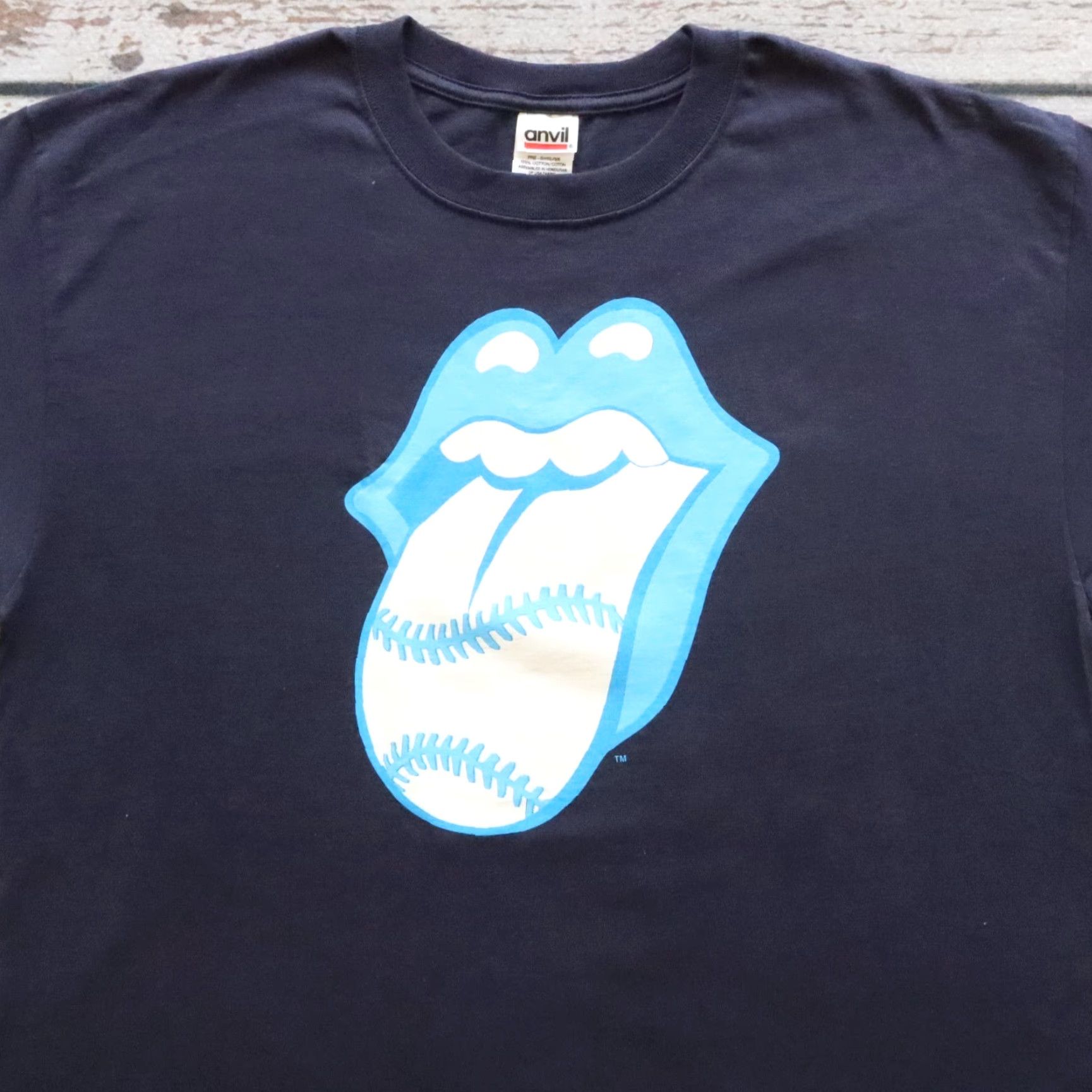 Vintage Vintage The Rolling Stones Toronto Band Tour Tshirt XL Blue Mens T-Shirt Band 80s 90s-style Merchan Size US XL / EU 56 / 4 - 2 Thumbnail