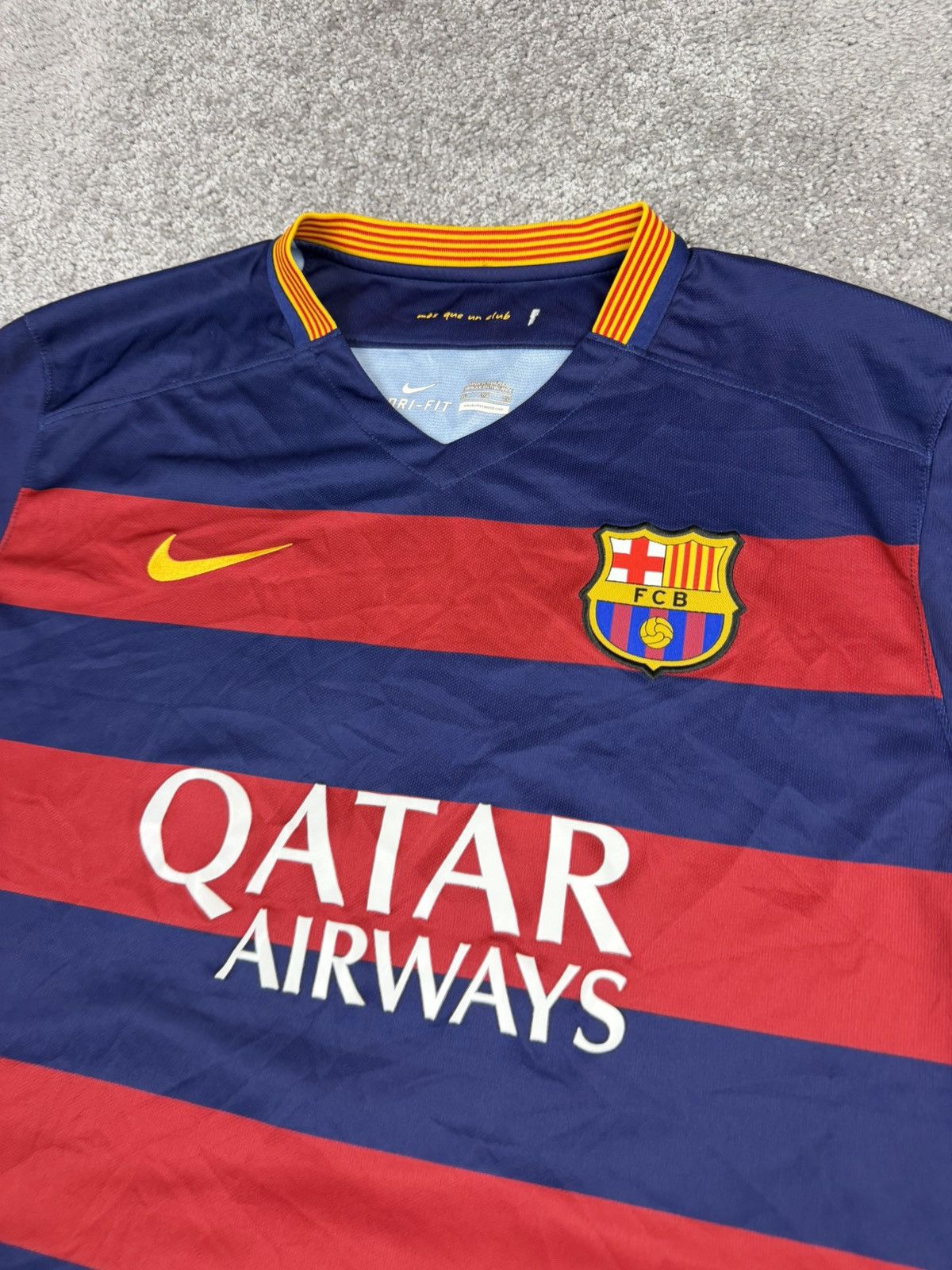 Nike Fc Barcelona Messi 2015 football jersey Size US XL / EU 56 / 4 - 3 Thumbnail