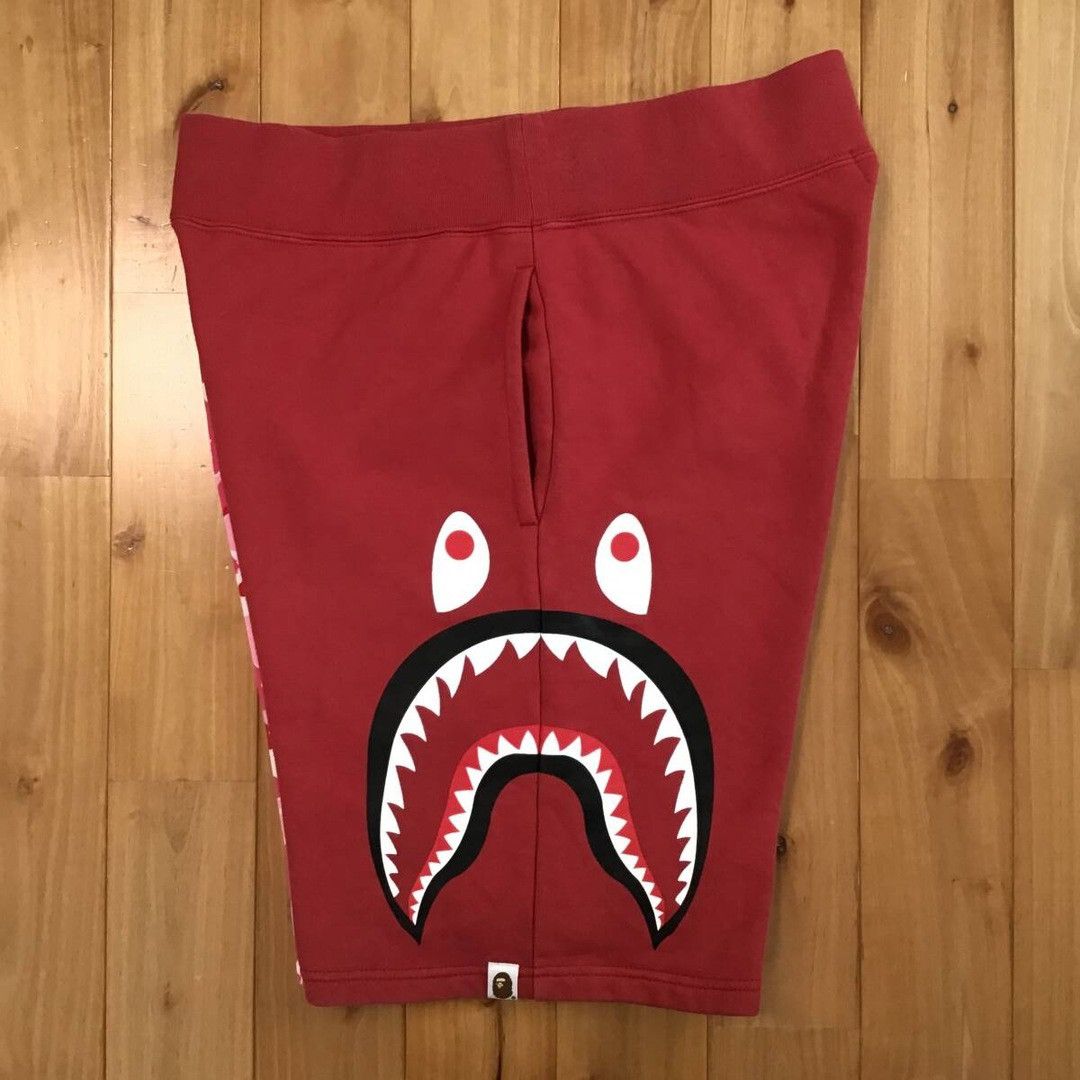 Bape BAPE Side Shark sweat shorts ABC camo pink APE ★size L Size US 34 / EU 50 - 4 Thumbnail
