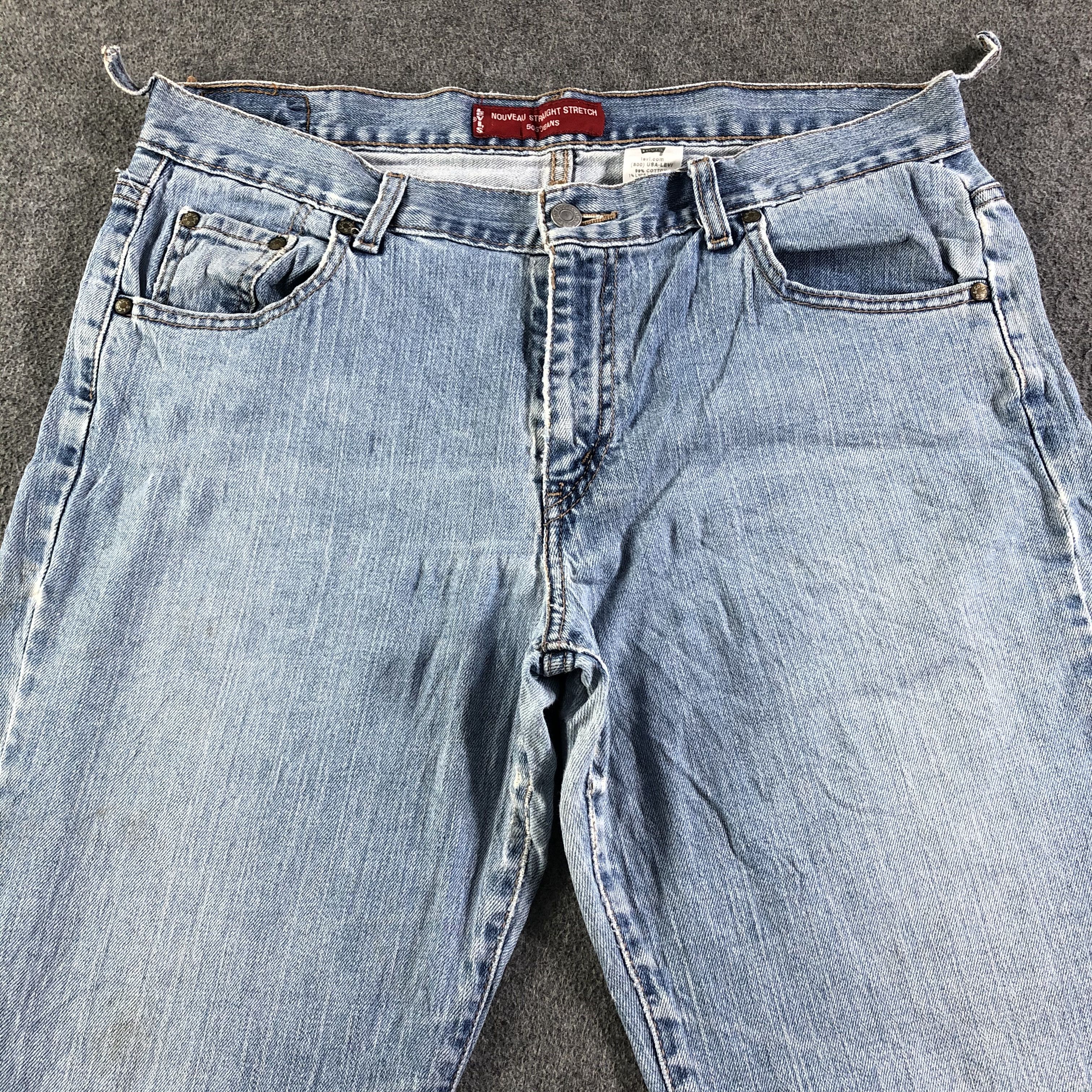 Levi's Vintage 90s Blue Wash Levis 505 Jeans-J3147 Size US 37 - 3 Thumbnail