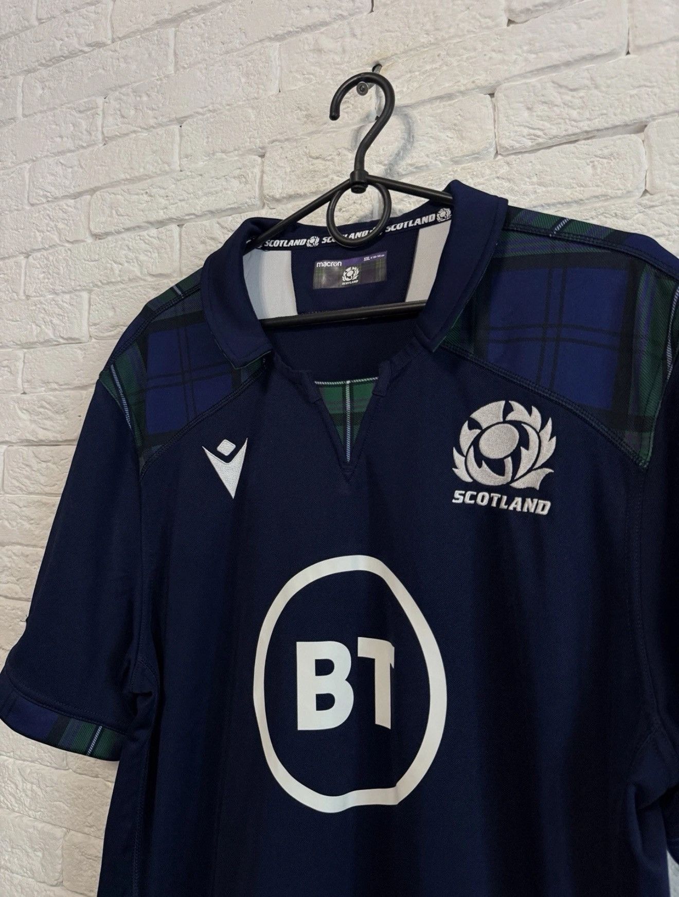 Macron Maglia Macron Scotland 19/20 Home Rugby Jersey Limited Size US XXL / EU 58 / 5 - 2 Thumbnail