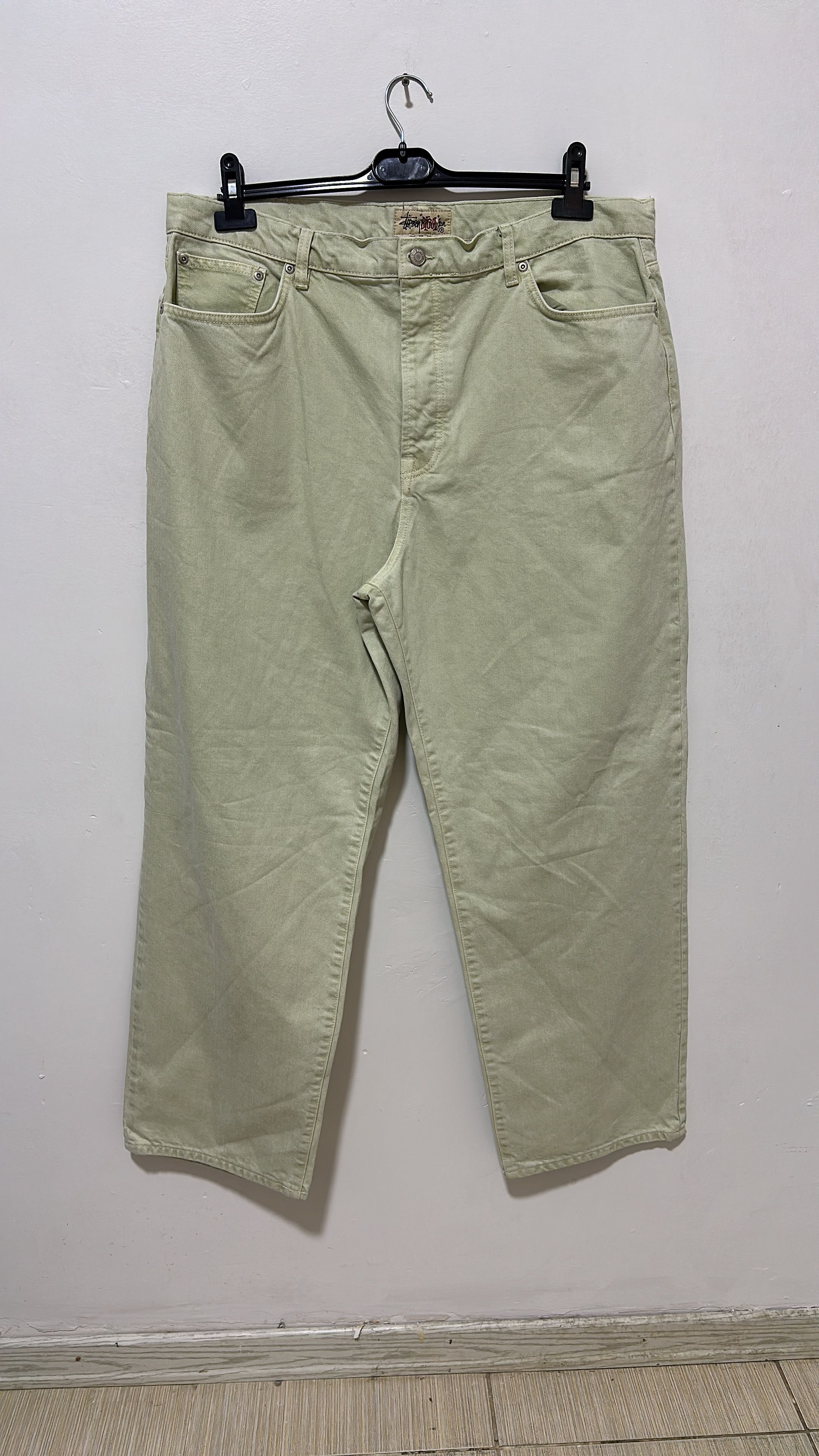 Stussy × Vintage Stüssy Big Ol Jean Cream Size 38 Size US 38 / EU 54 - 1 Thumbnail