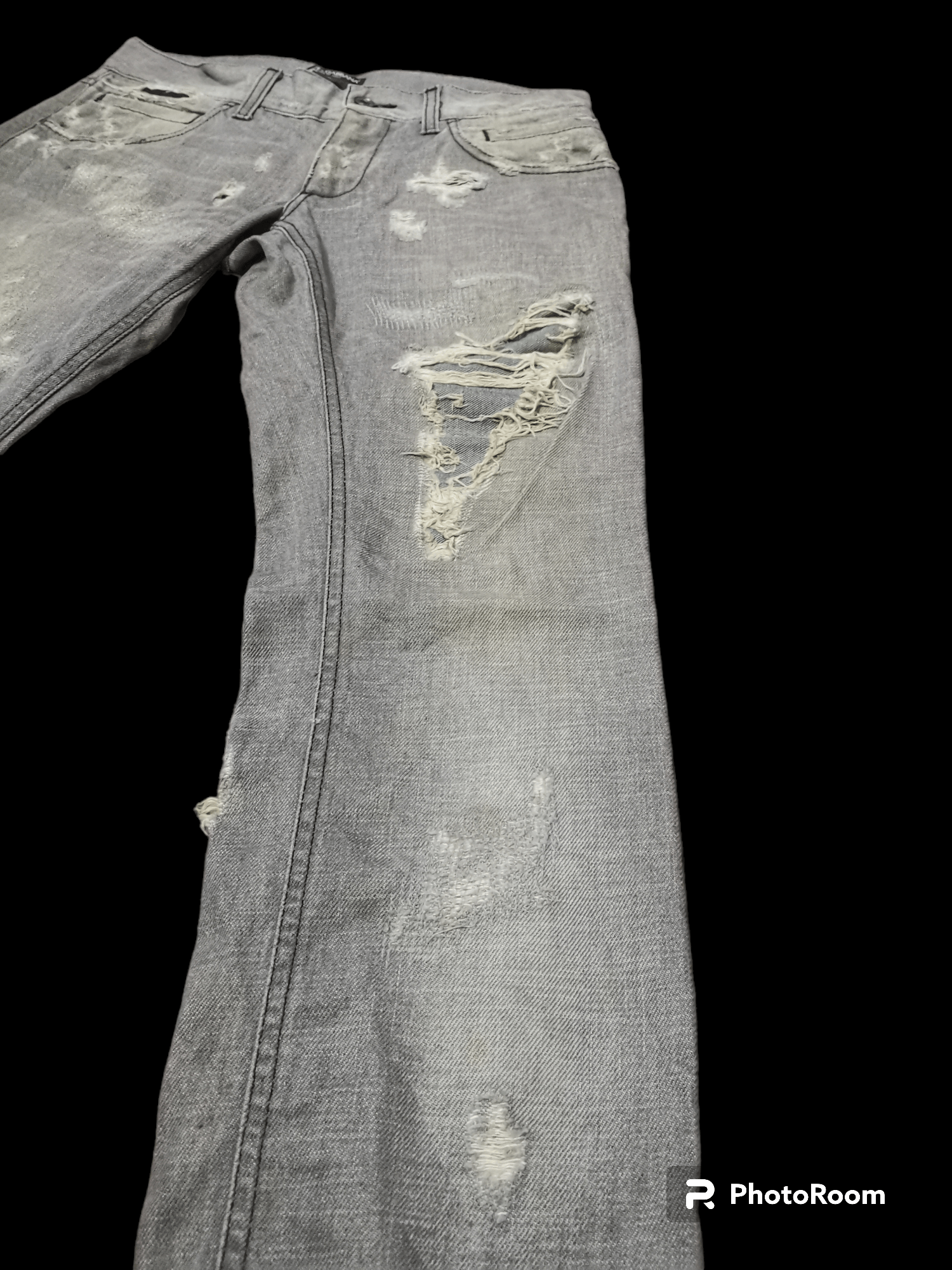 Dolce & Gabbana 💥Rare💥 Dolce & Gabbana Distressed Denim Size US 31 - 5 Thumbnail